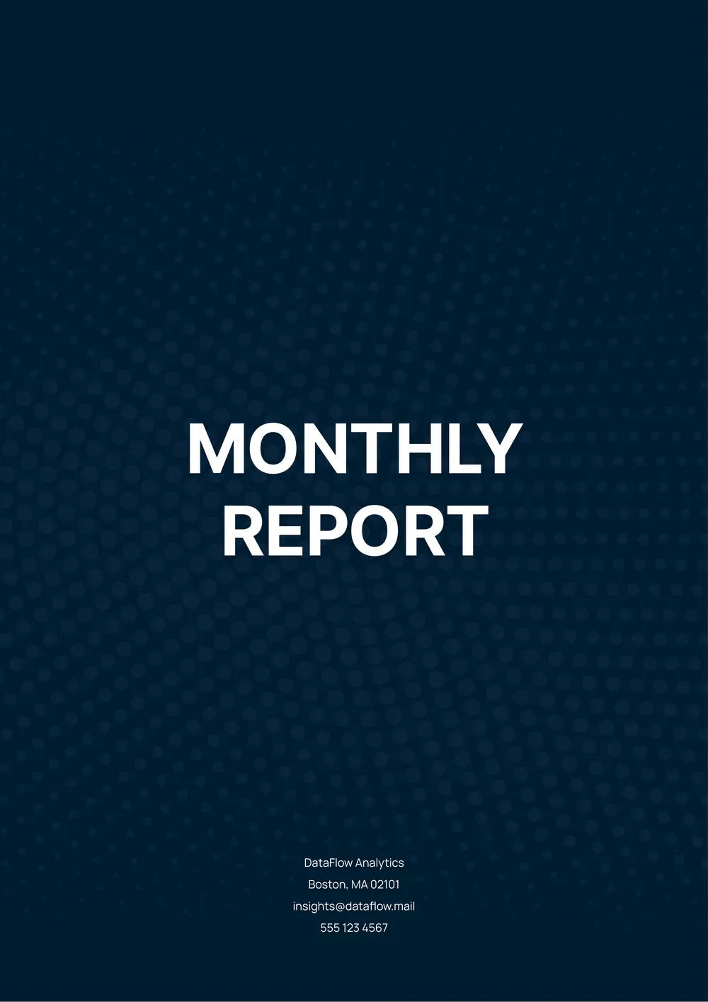 monthly-report form