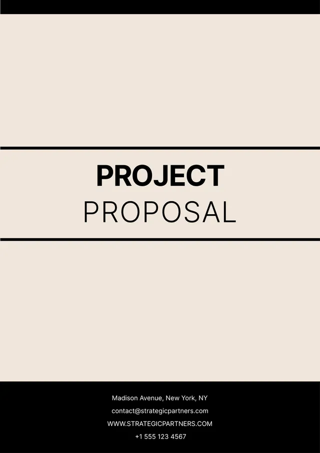 Project Proposal Template