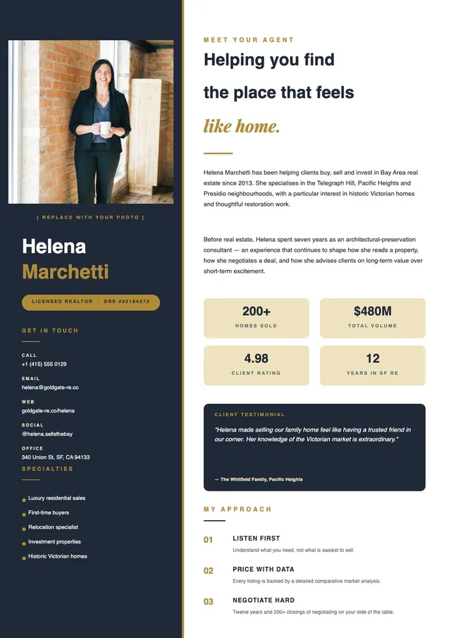 Realtor Bio
