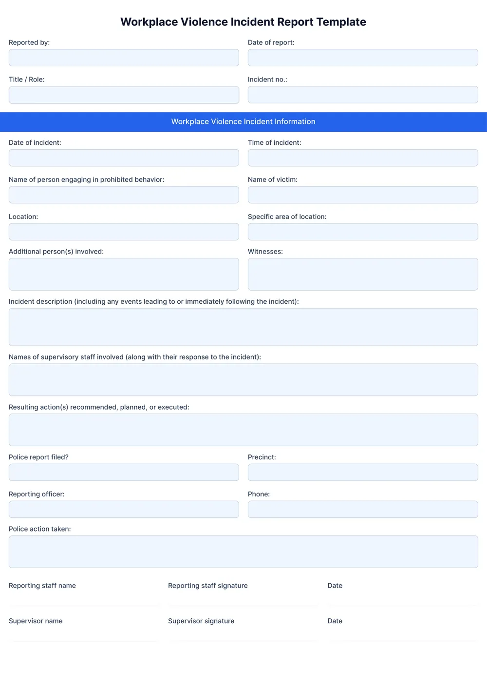 workplace-incident-report form
