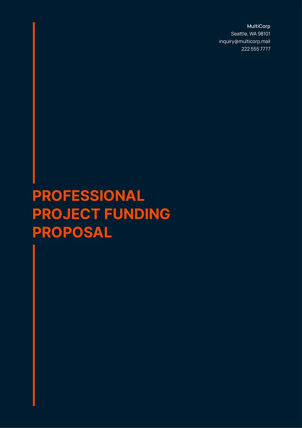 funding request template