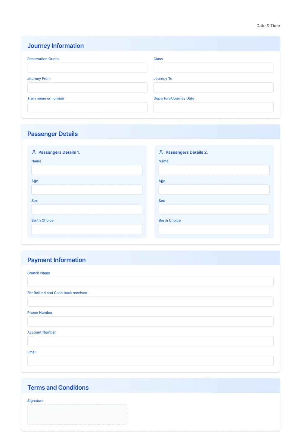 rail ticket_1 template