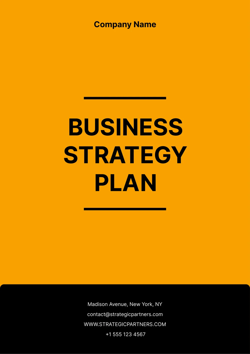 simple business plan template