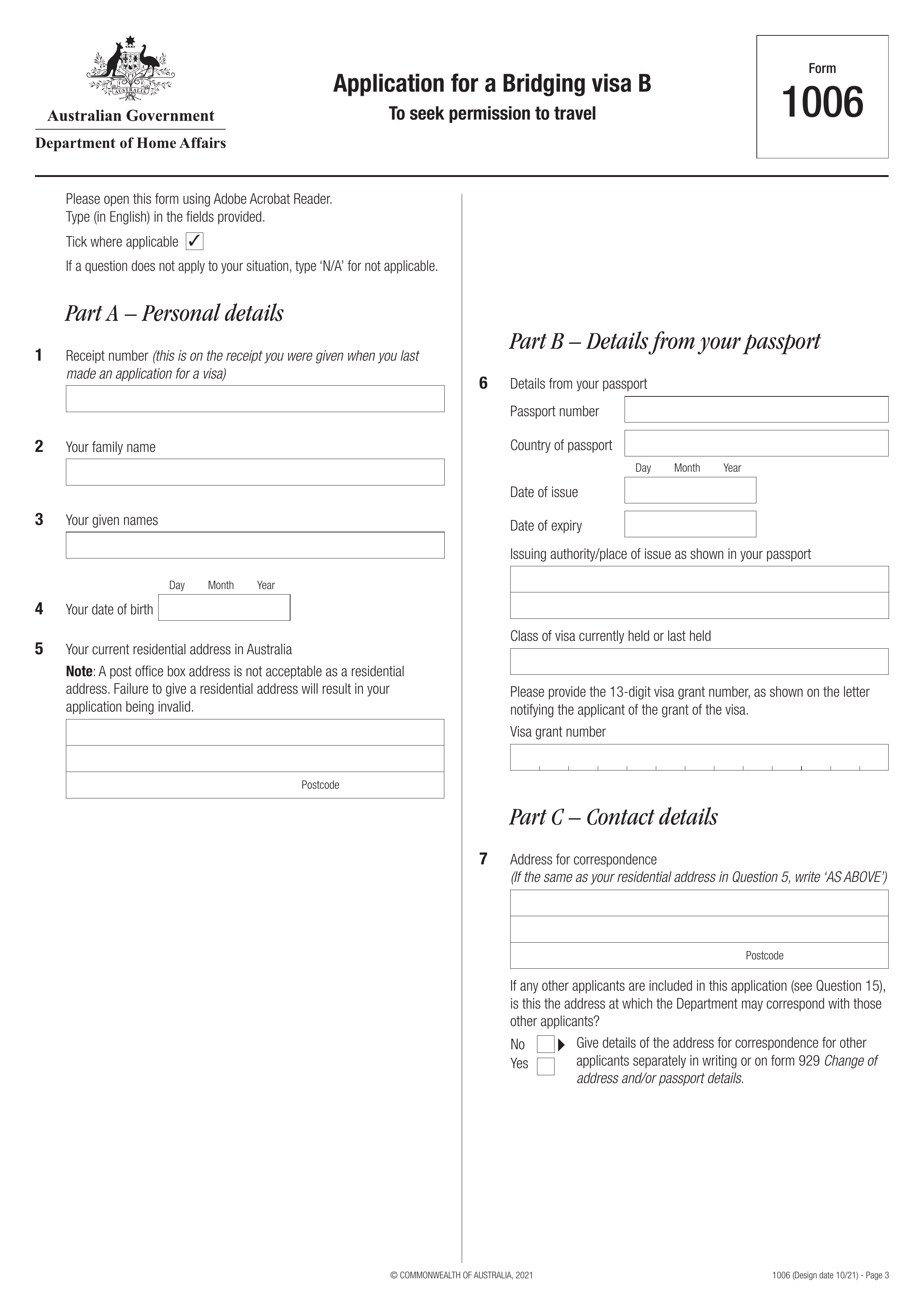 1006 form