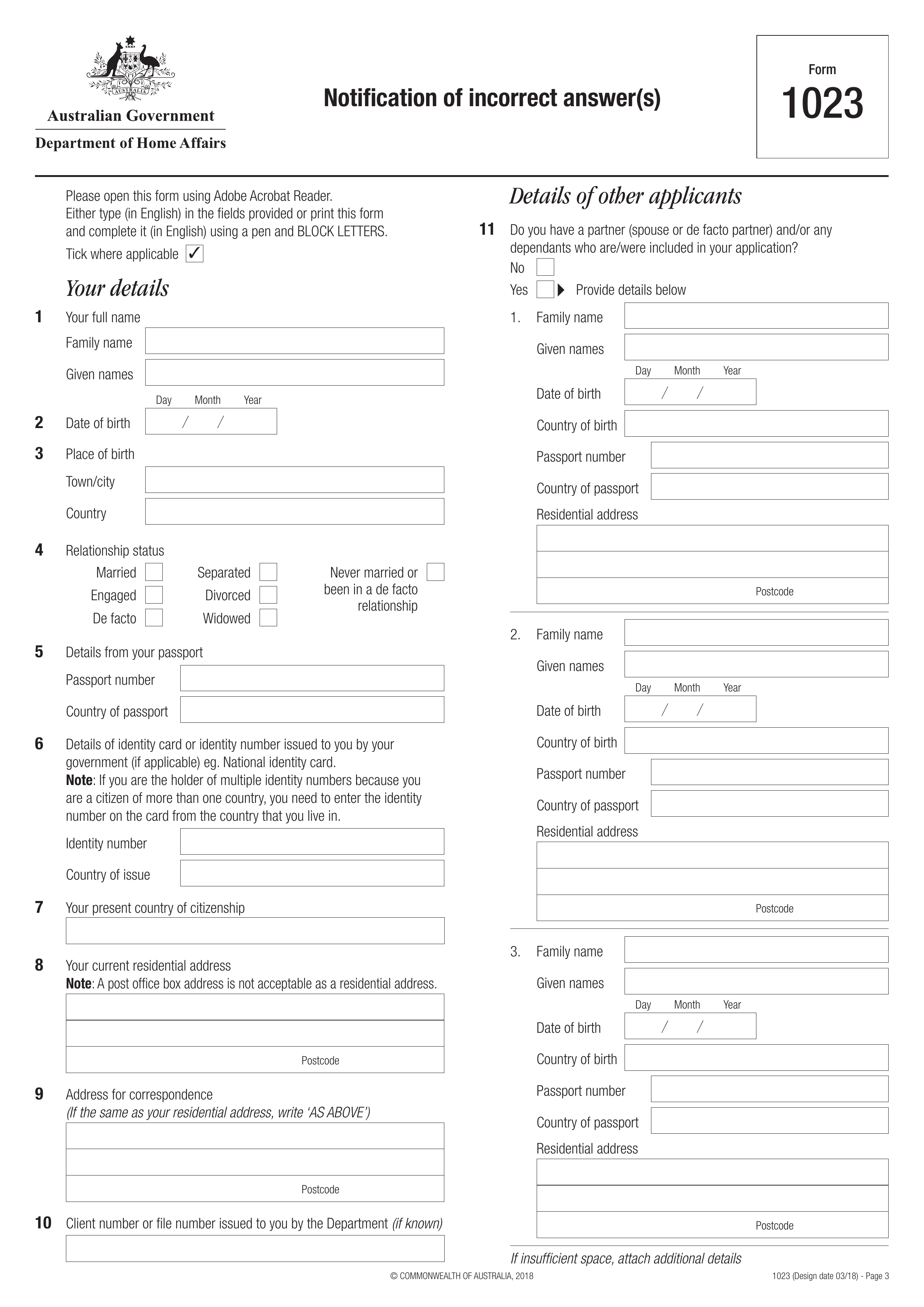 1023 form