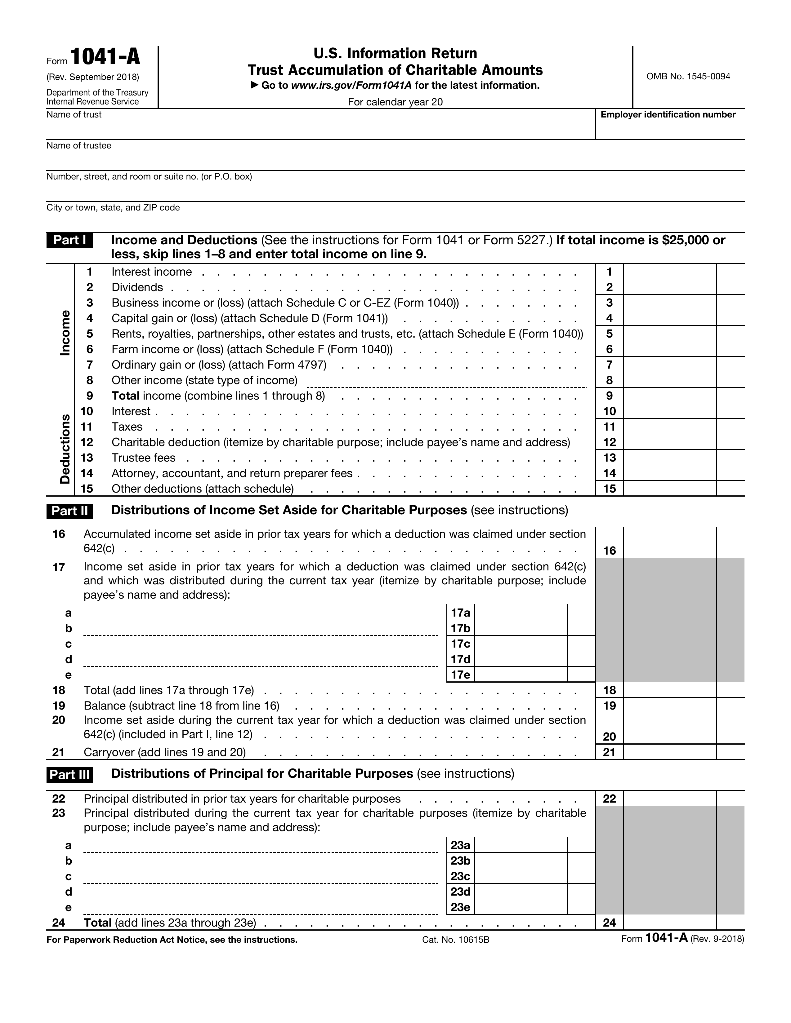 1041-a form