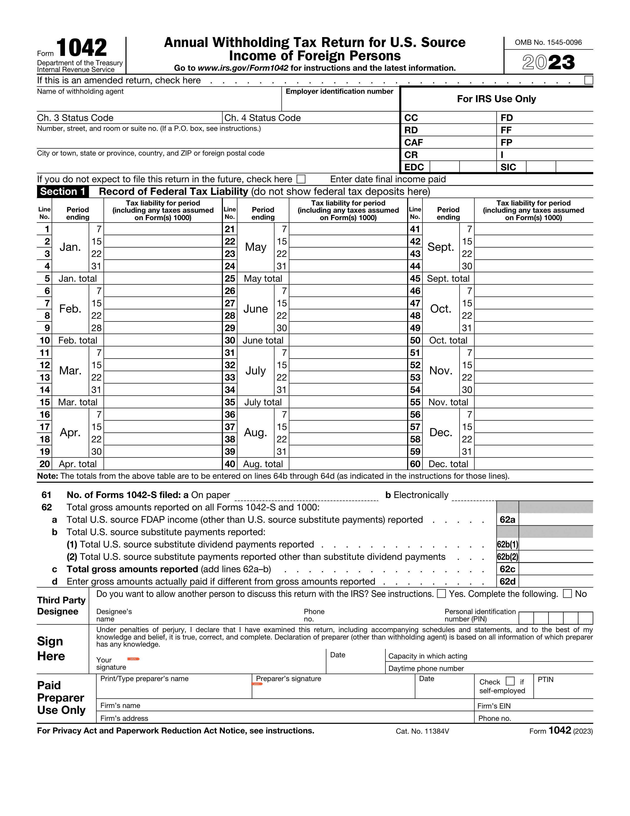 1042 form