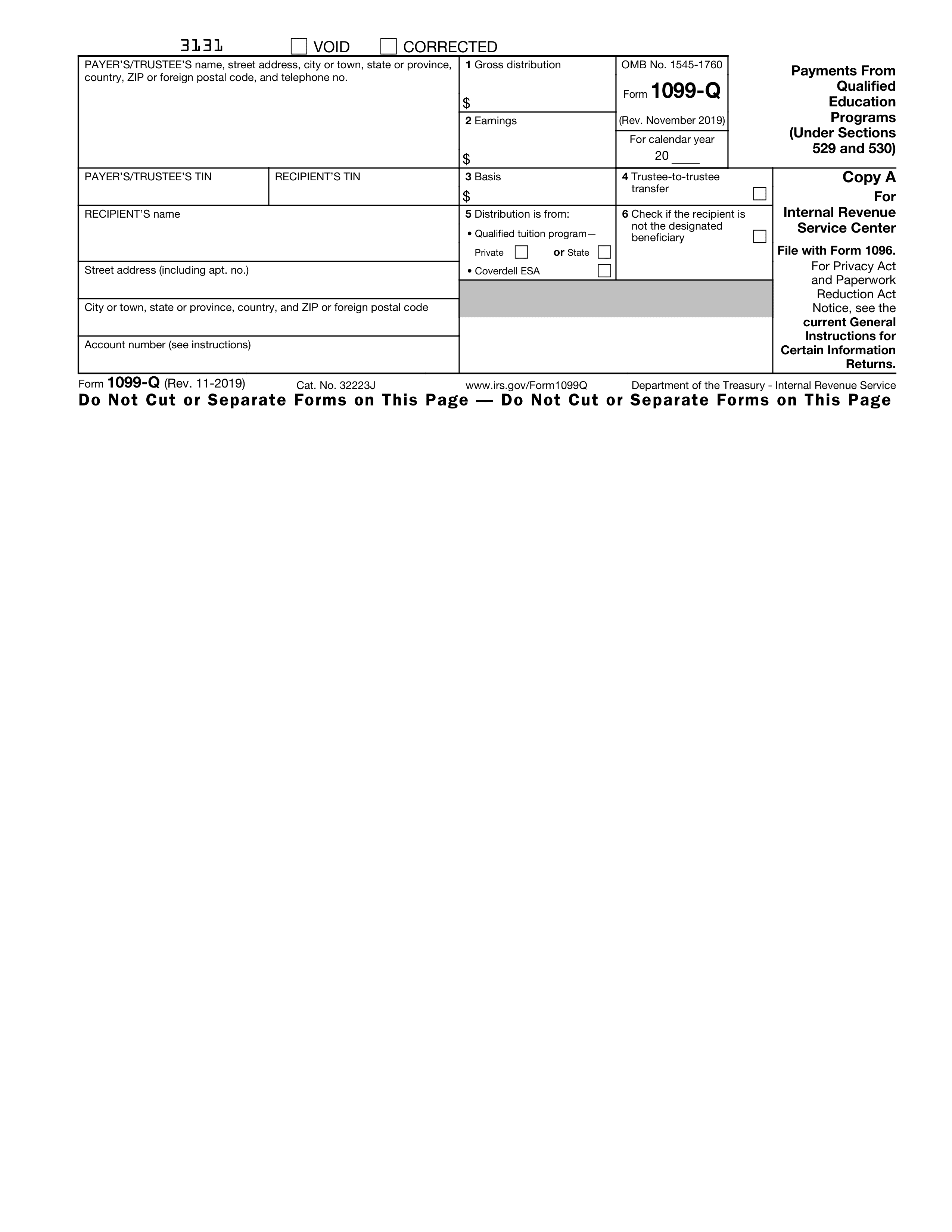 1099-q form