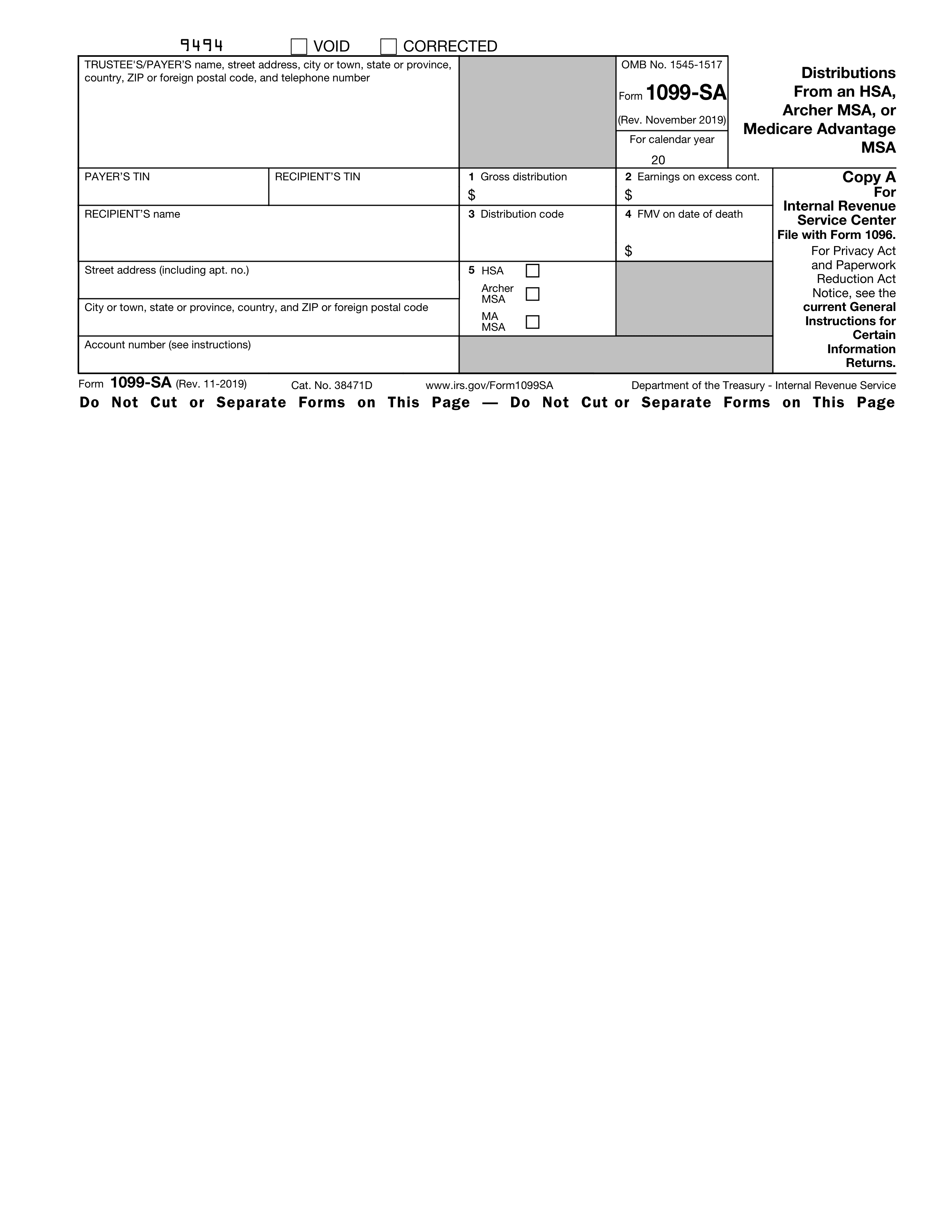 1099-sa form