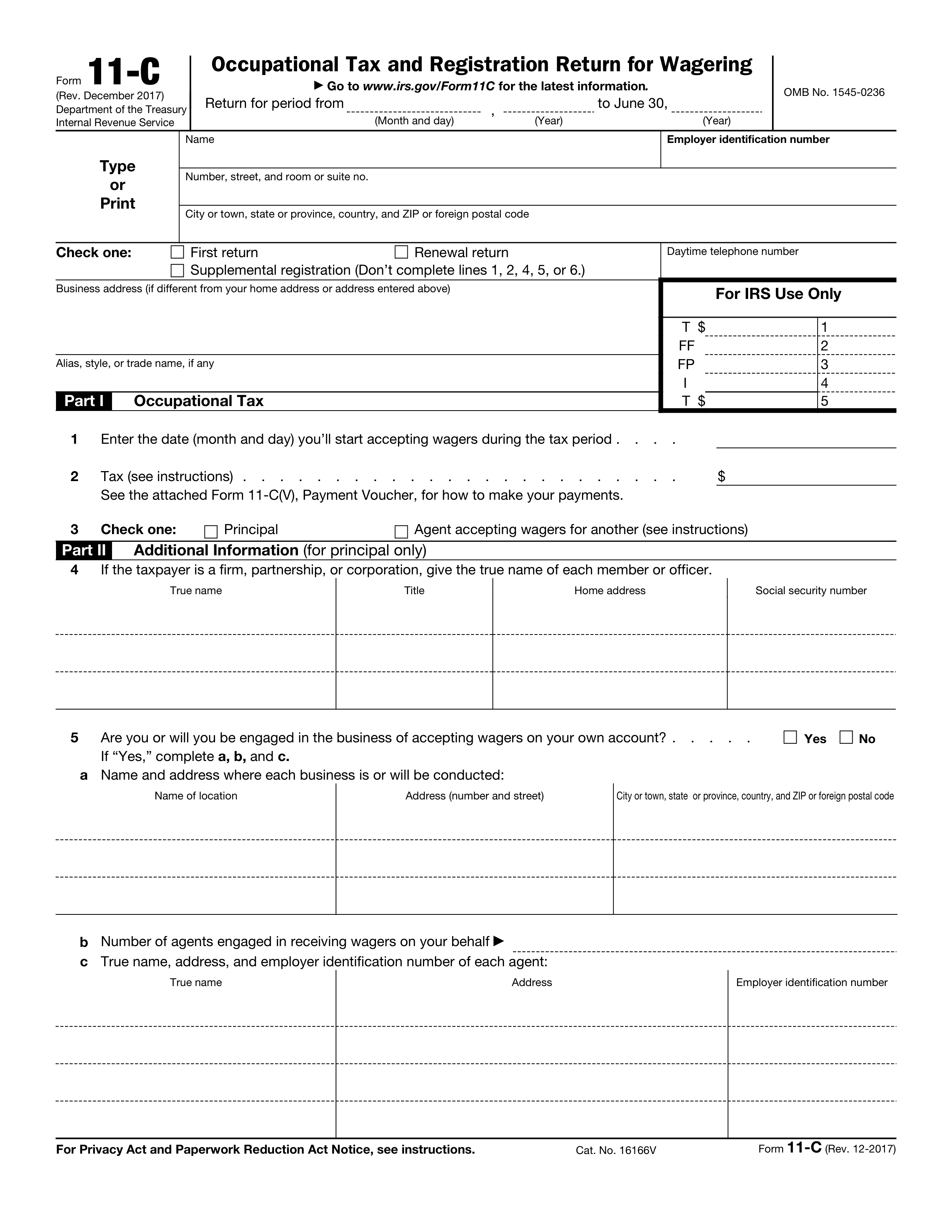 11-c form