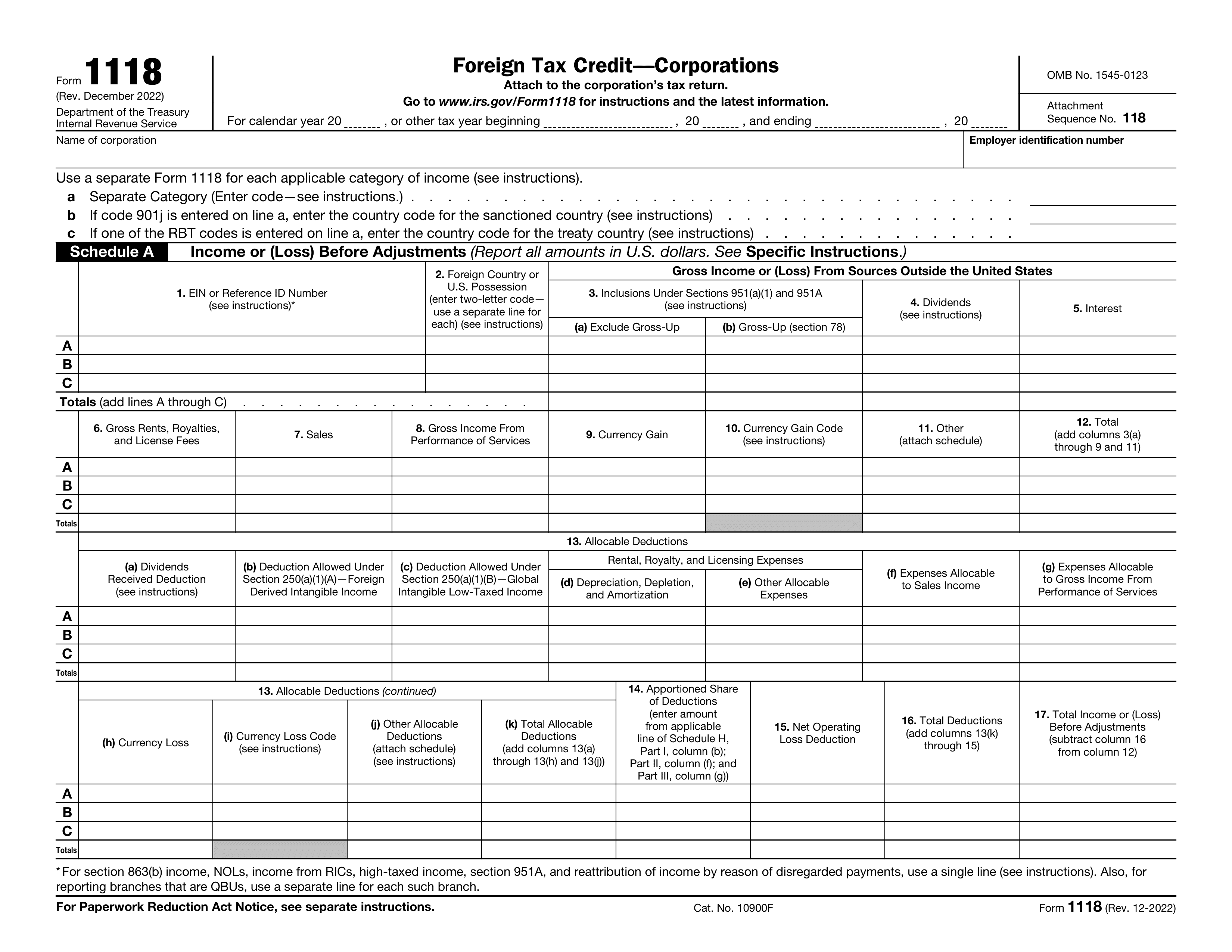 Form 1118 2023-2024 - Complete and Download with PDF Guru