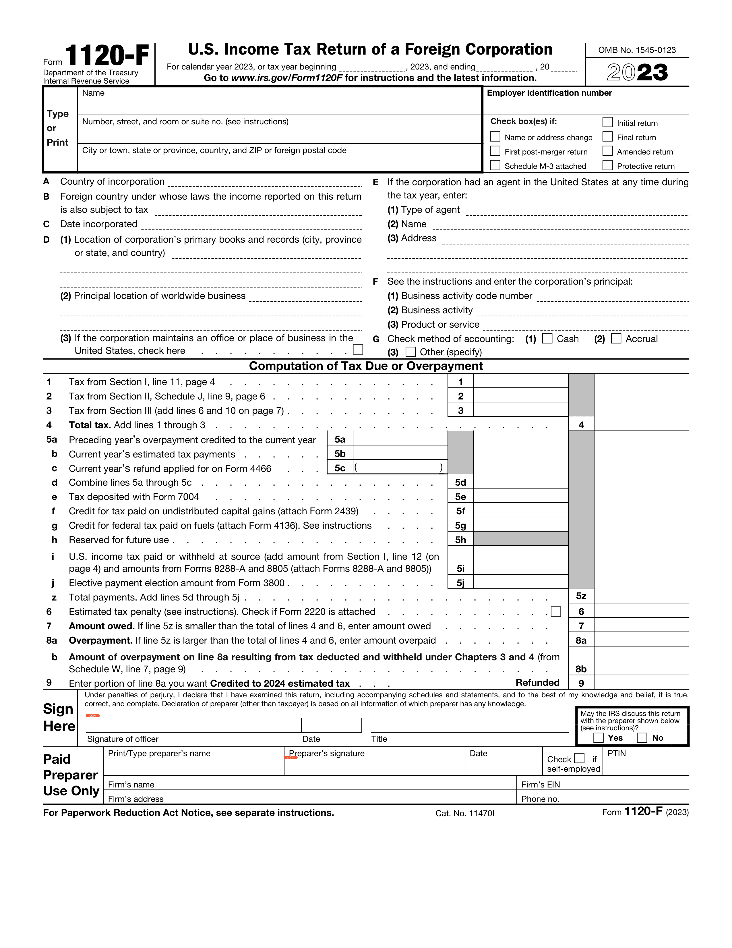 1120-f form