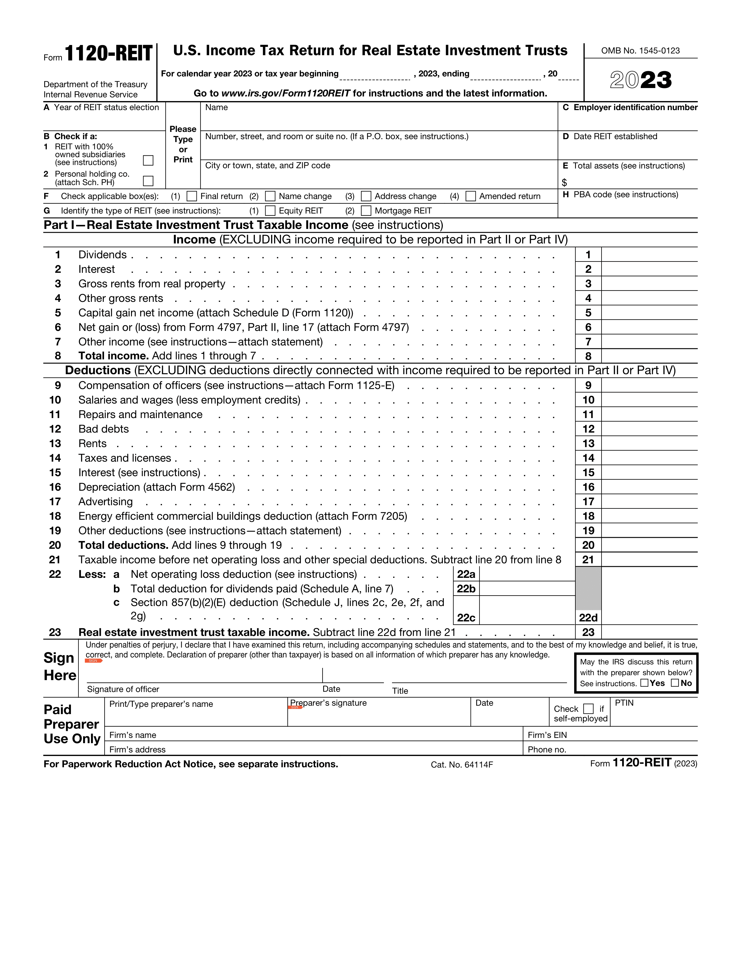 1120-reit form