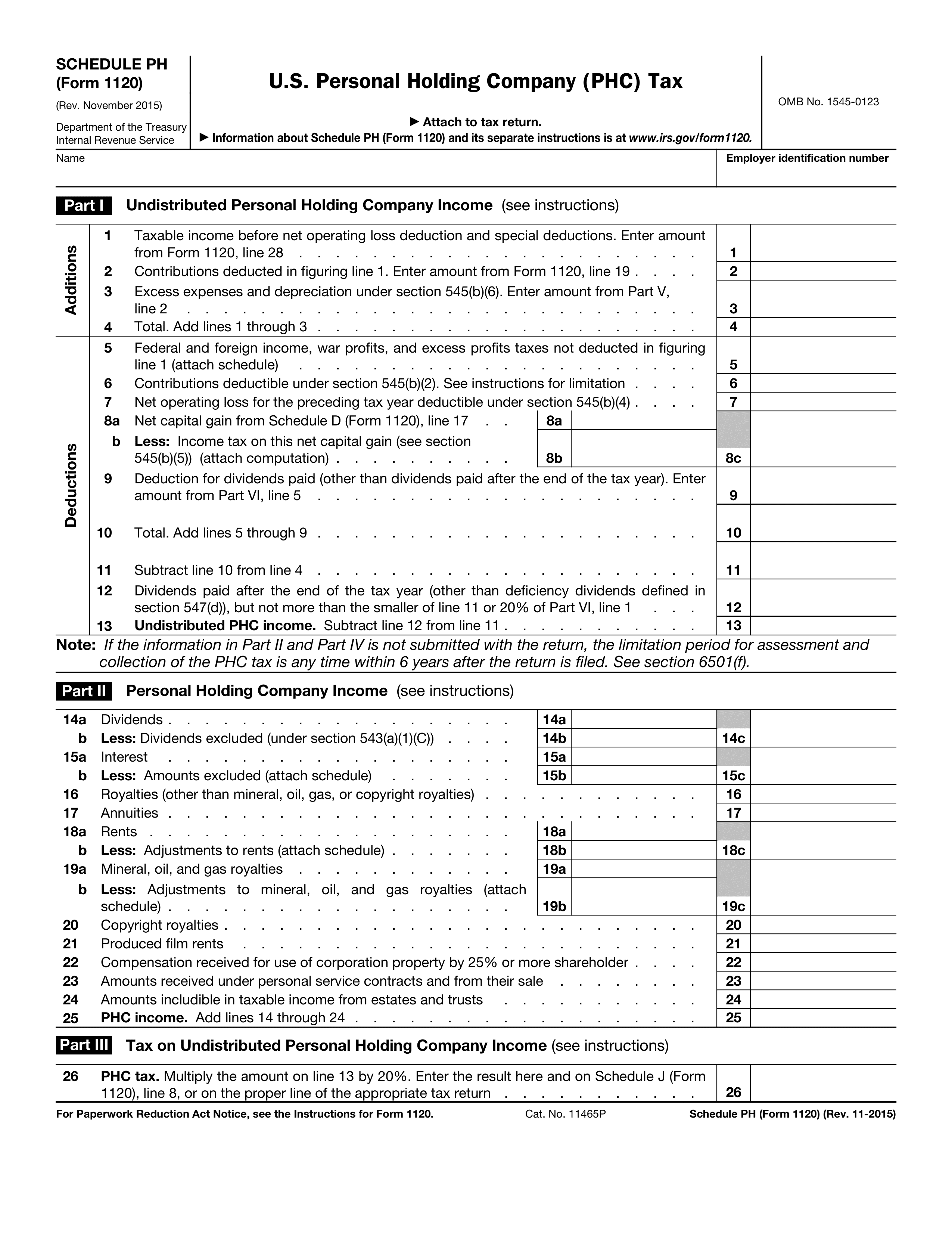 1120-schedule-ph form