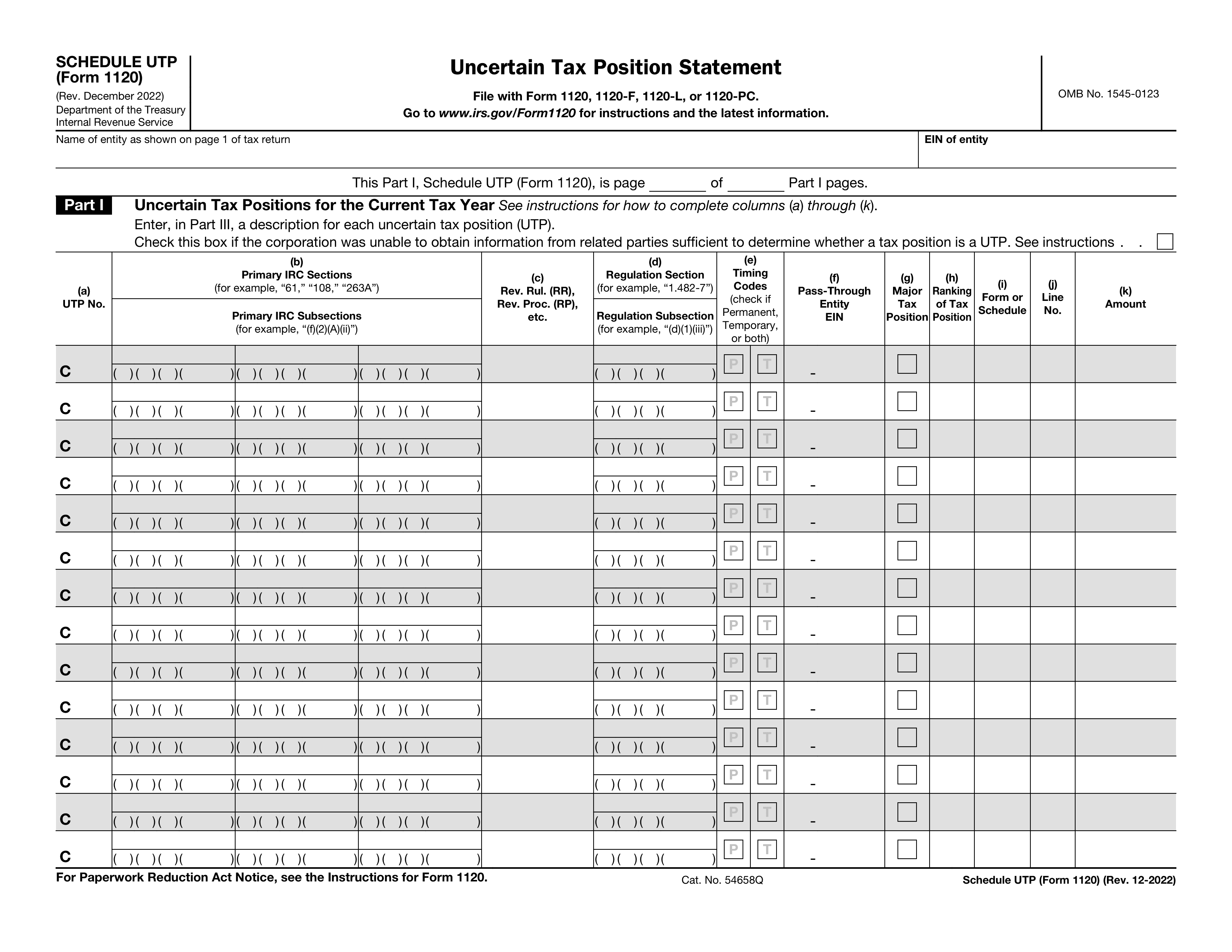 1120-schedule-utp form