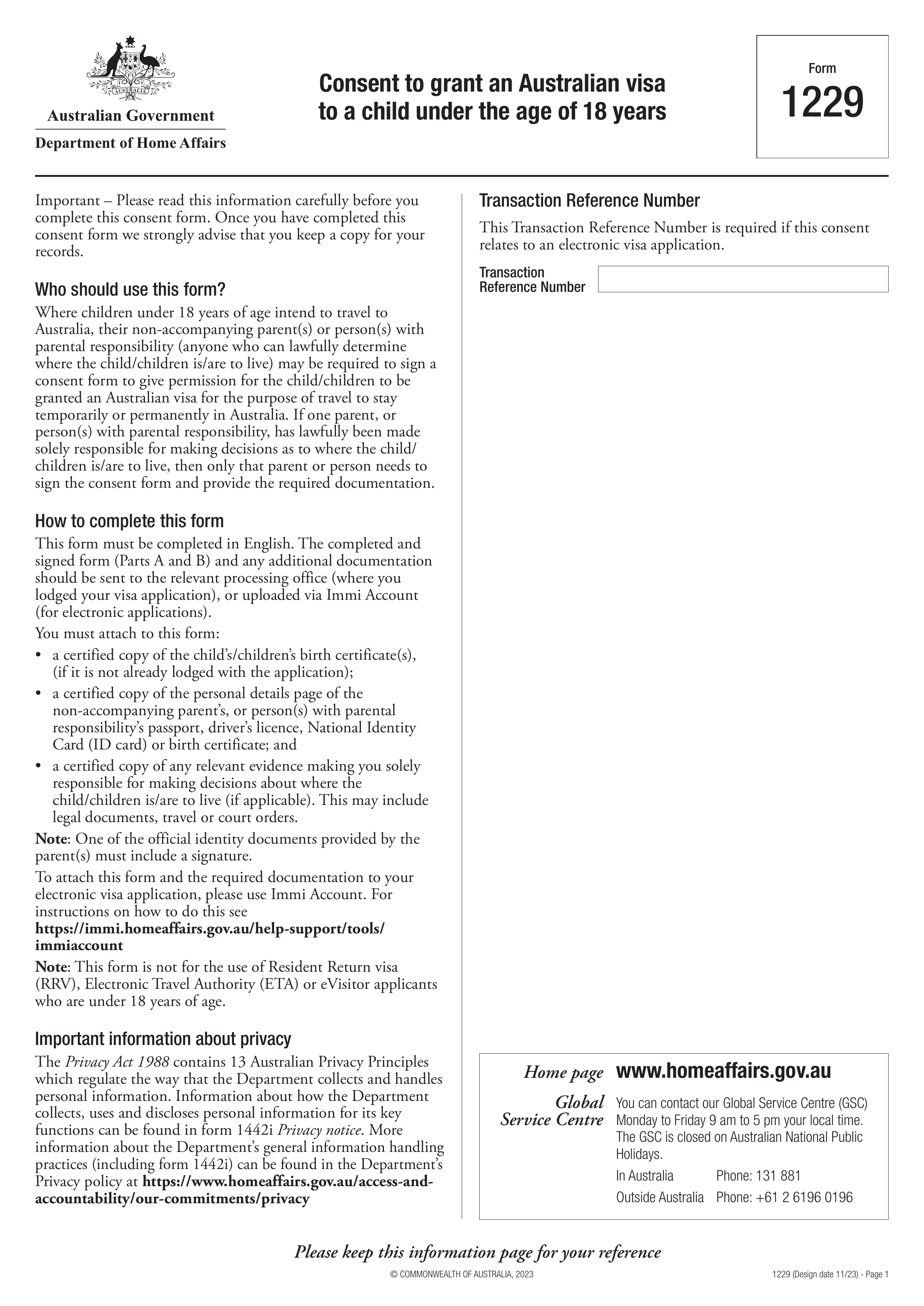 1229 form