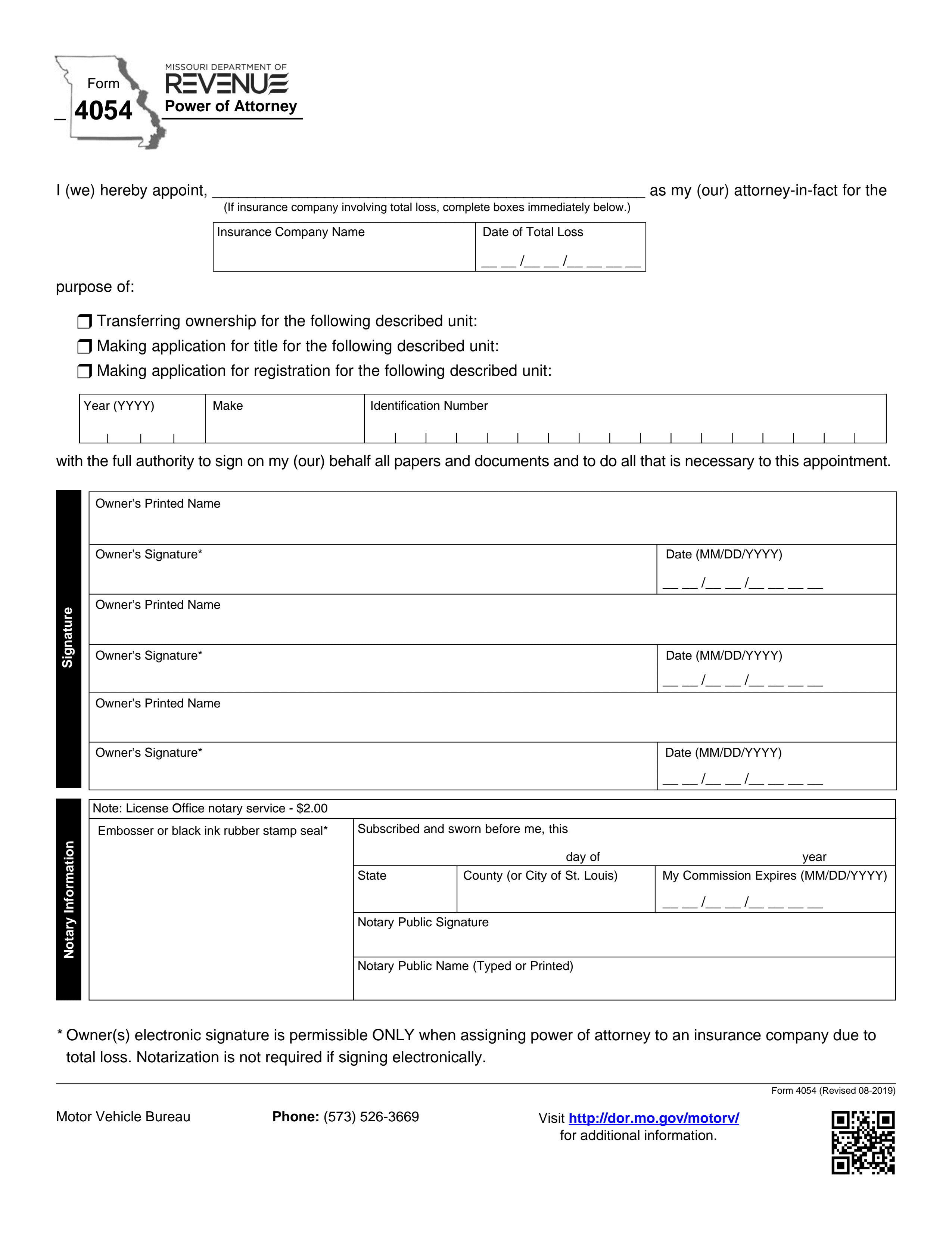 4054 form