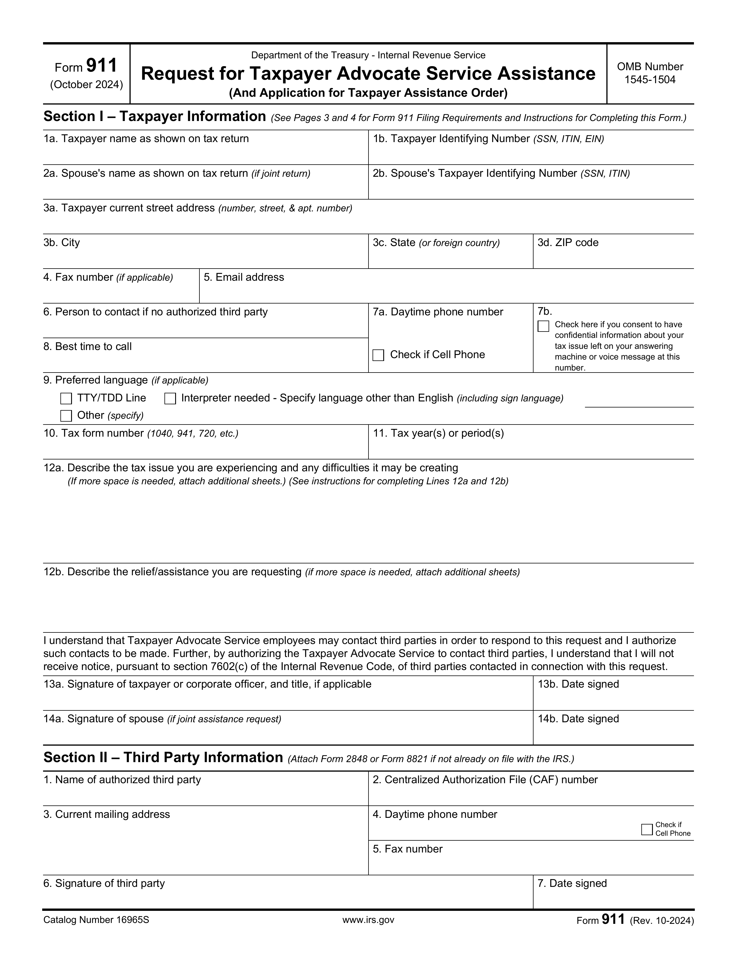 Form 911 2023 2024 Fill Edit And Download PDF Guru
