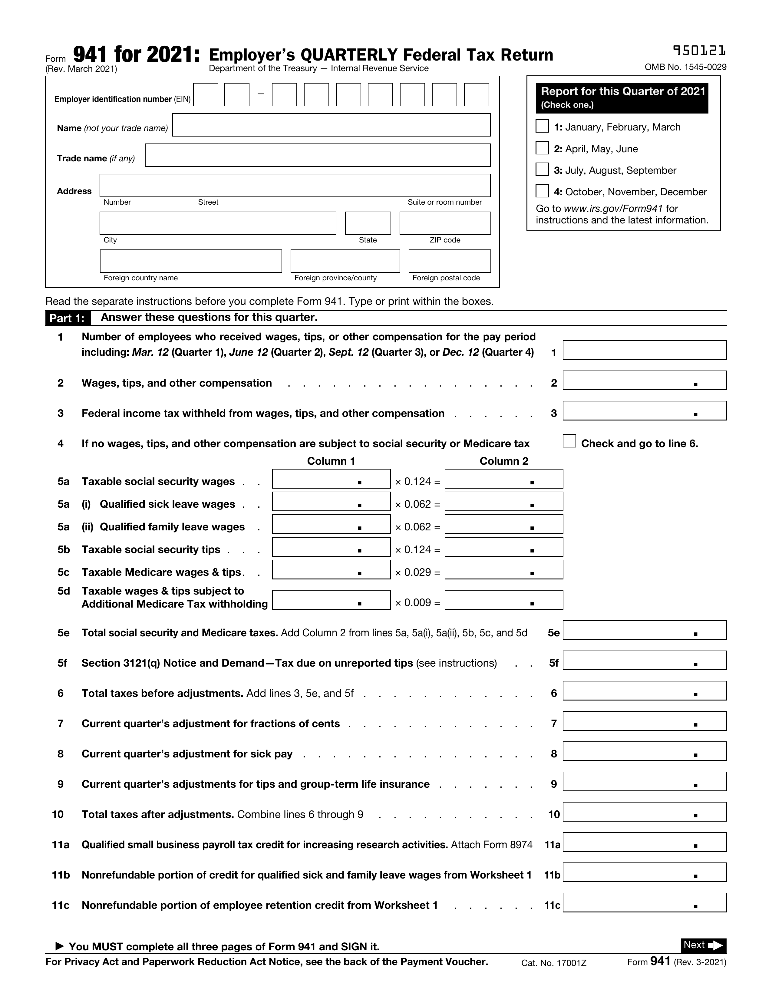 941-2021 form