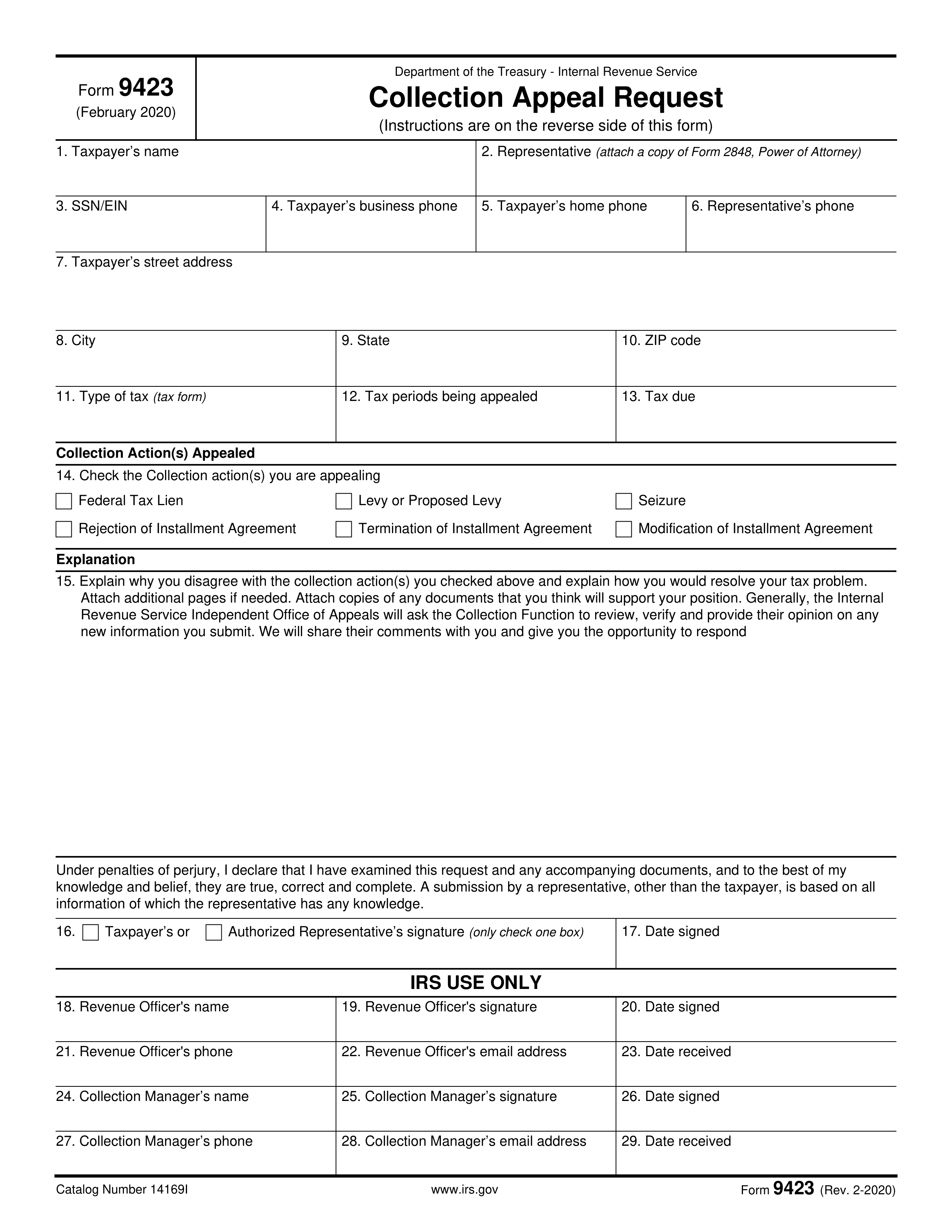 9423 form