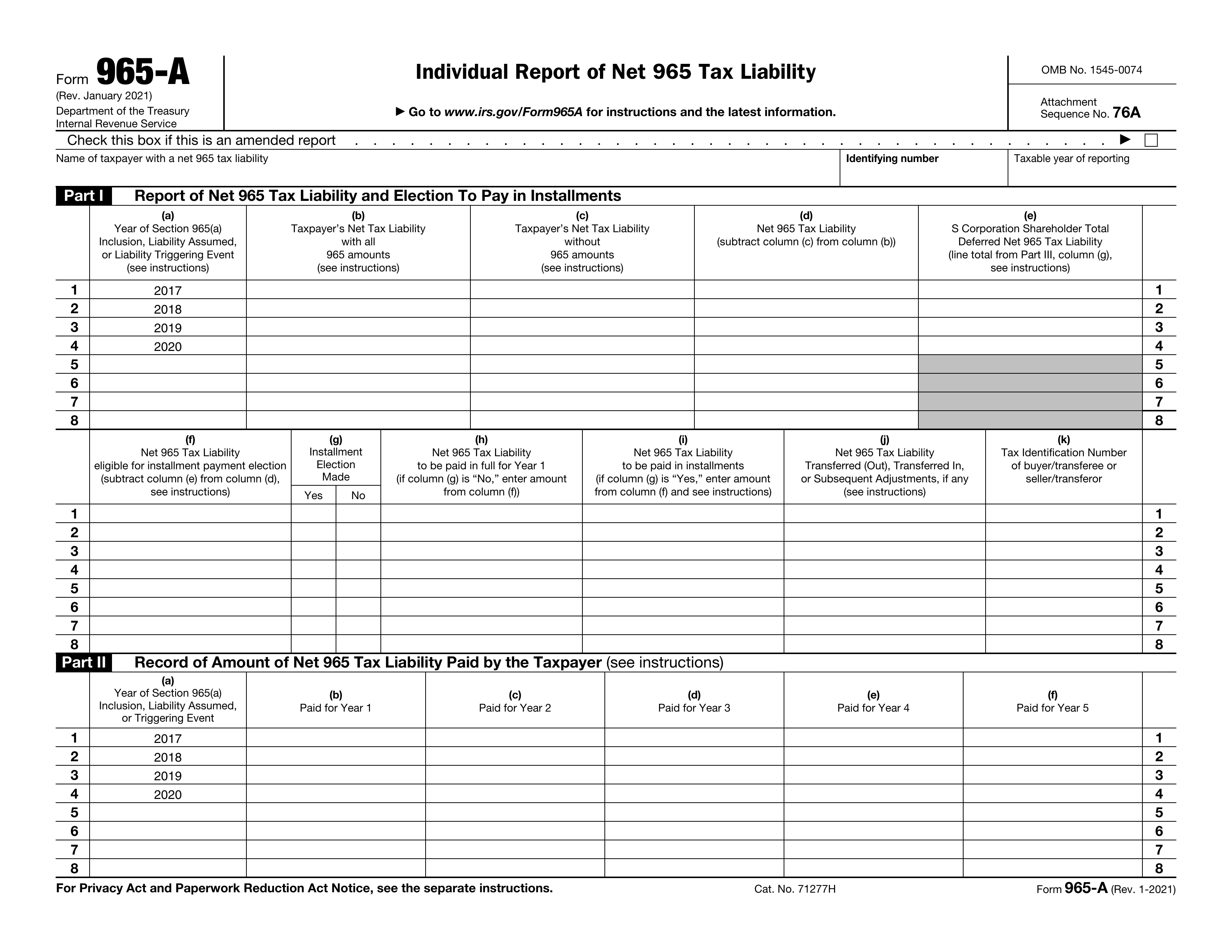 965-a form