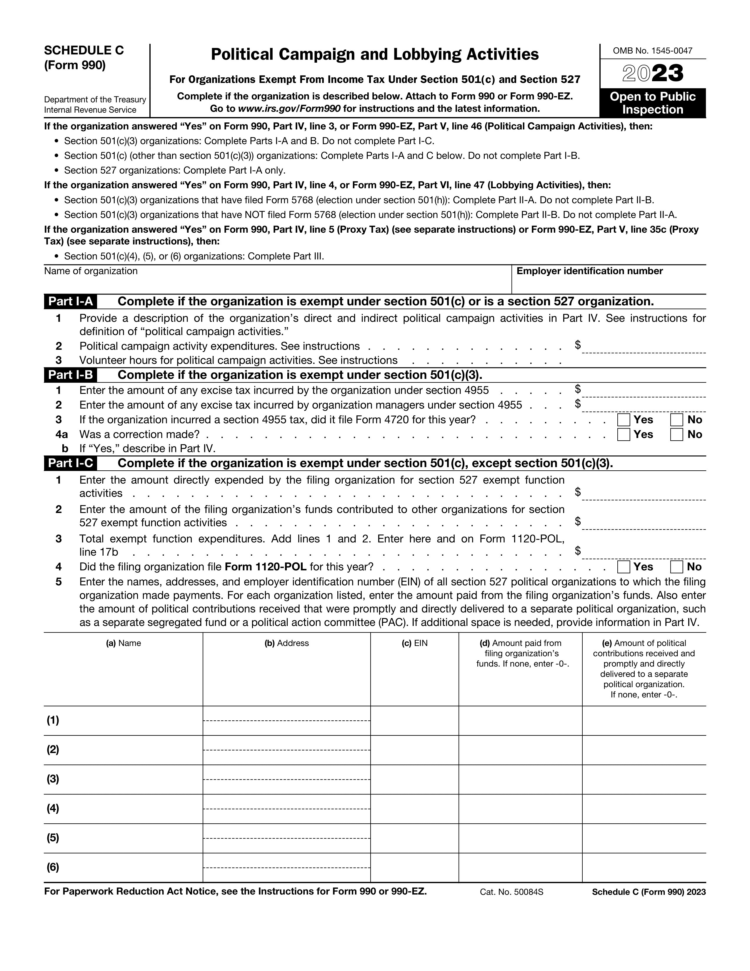 990-schedule-c form