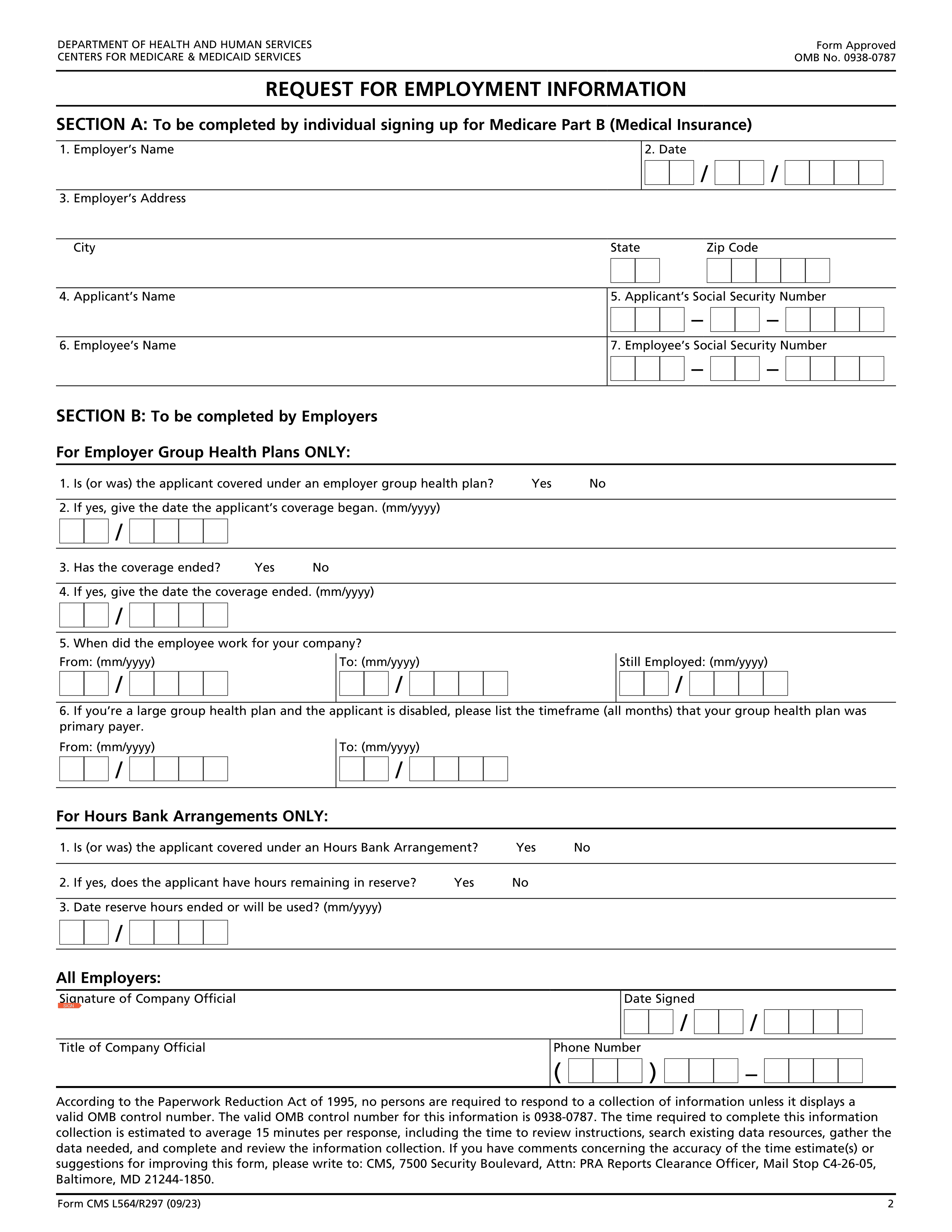 cms-l564 form