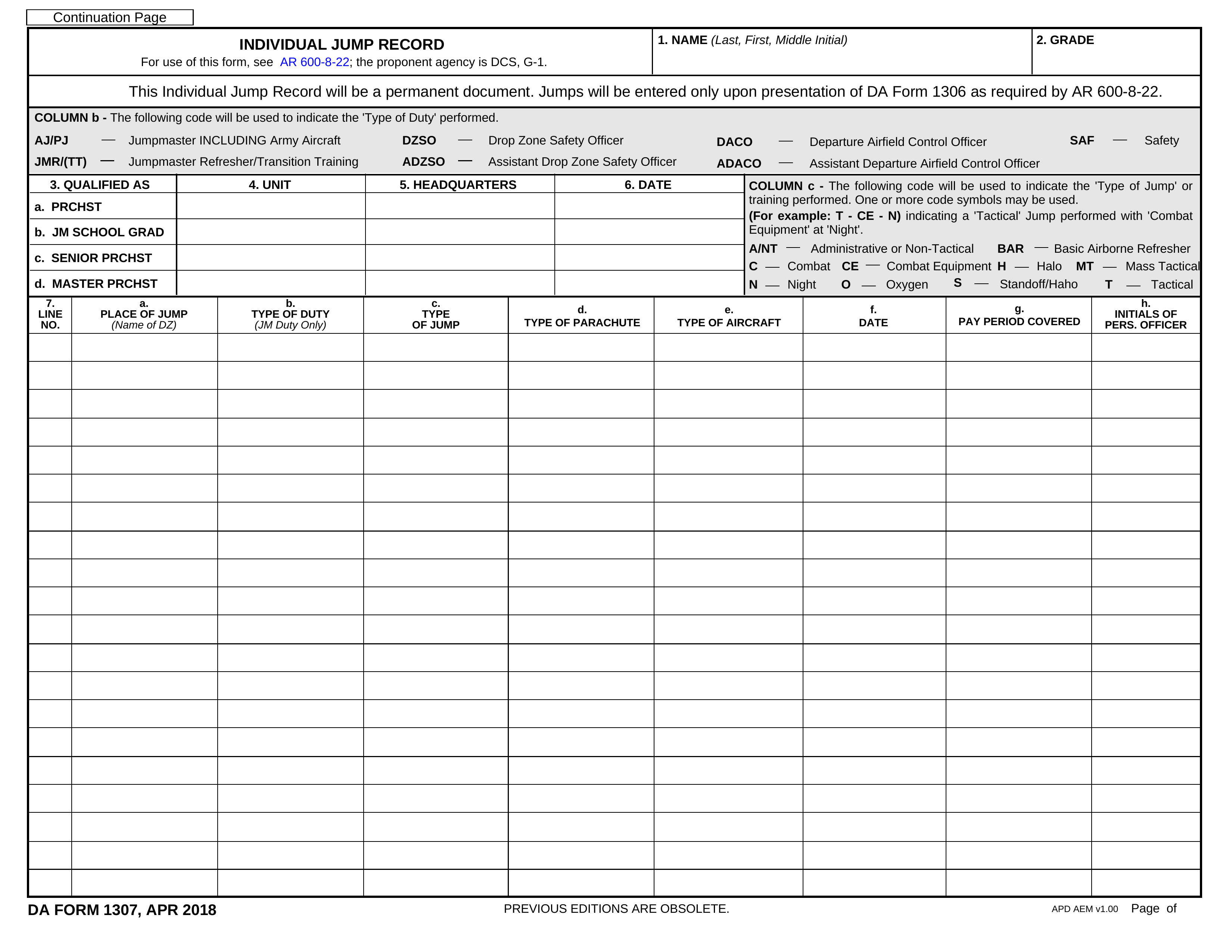 da-1307 form