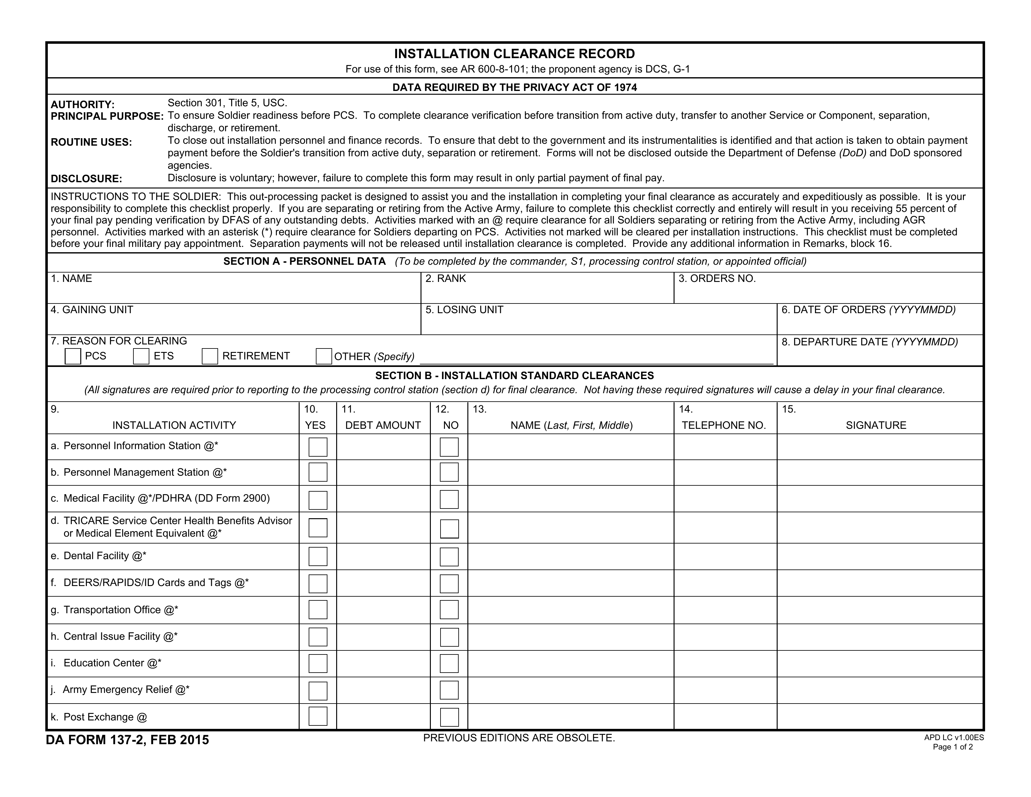 da-137-2 form