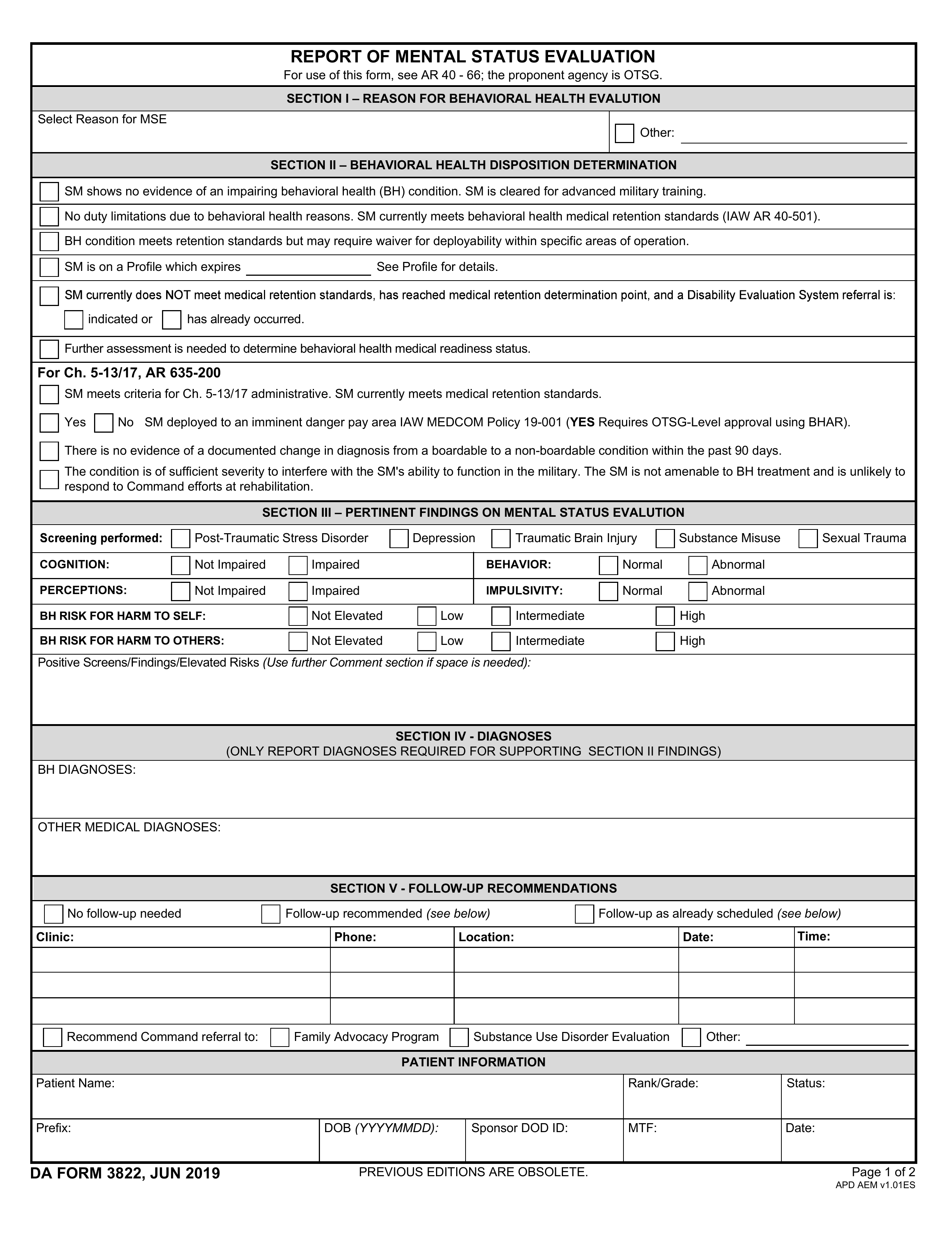 da-3822 form