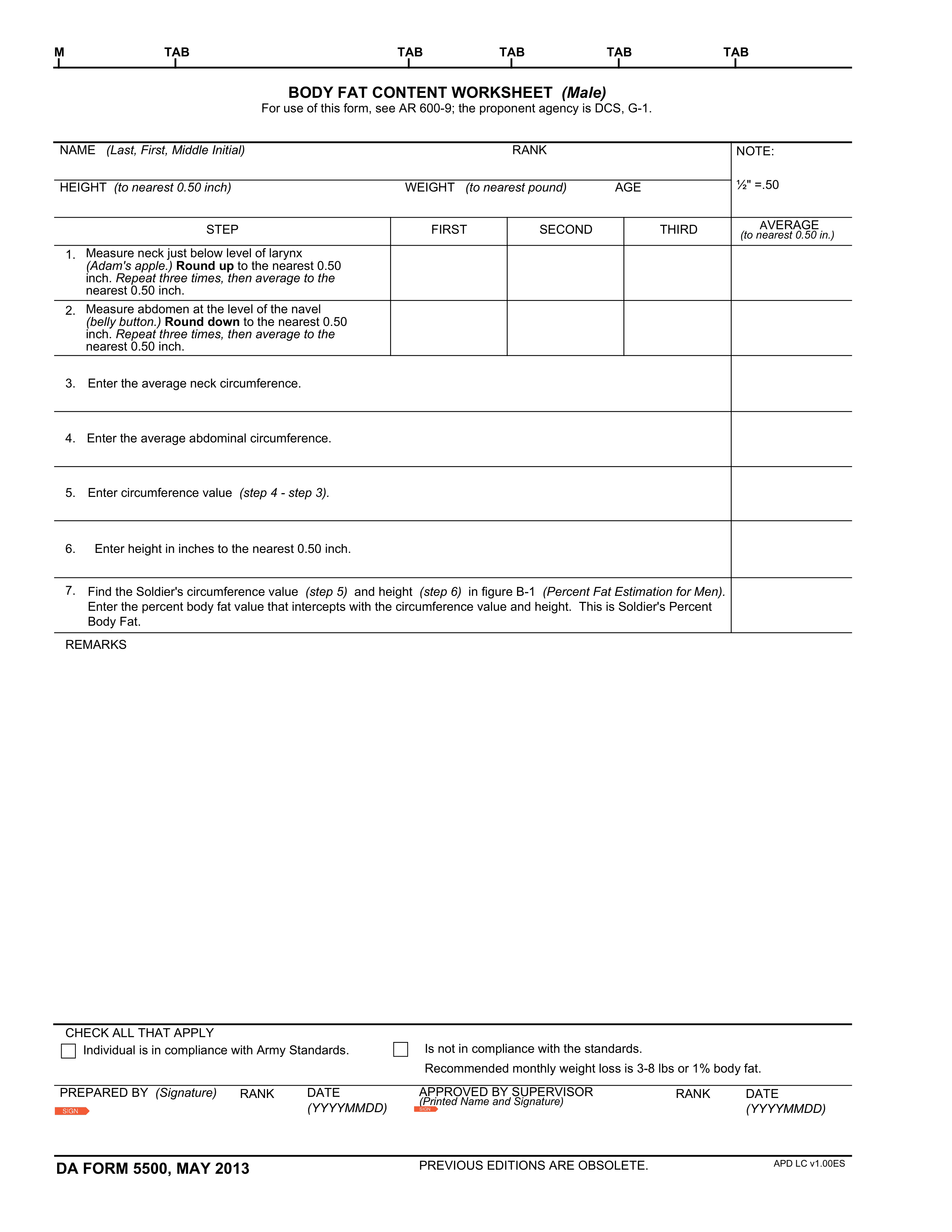 da-5500 form