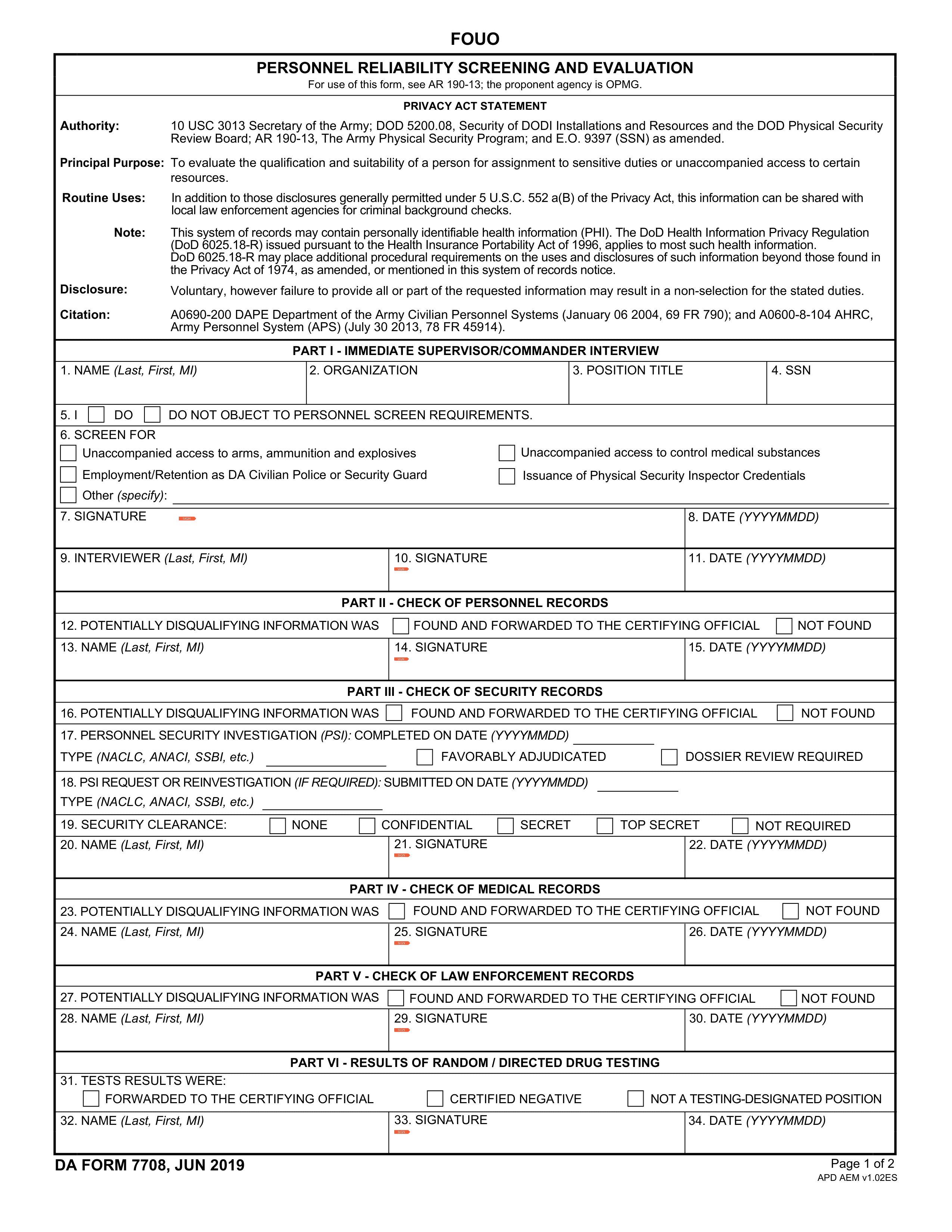 da-7708 form