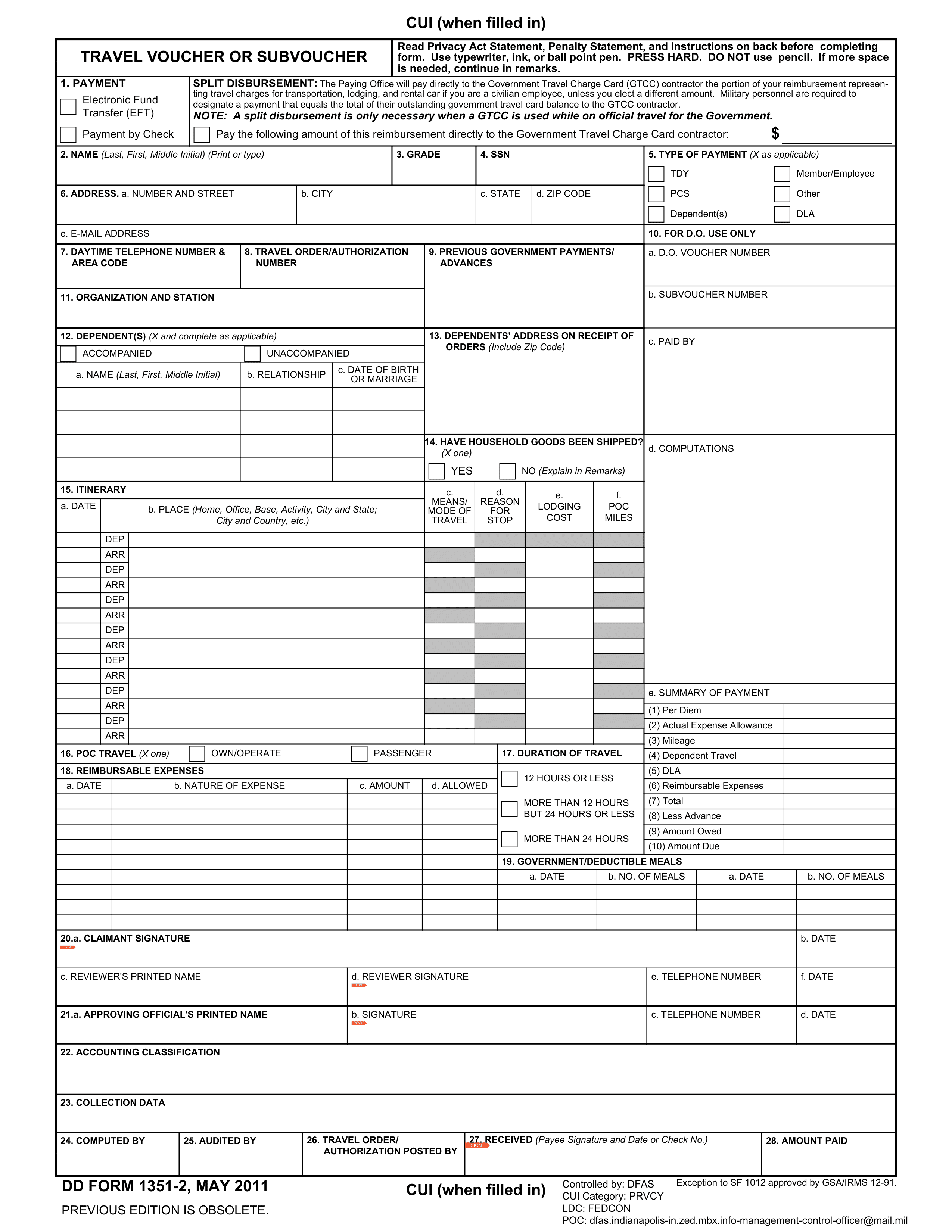 dd-1351-2 form