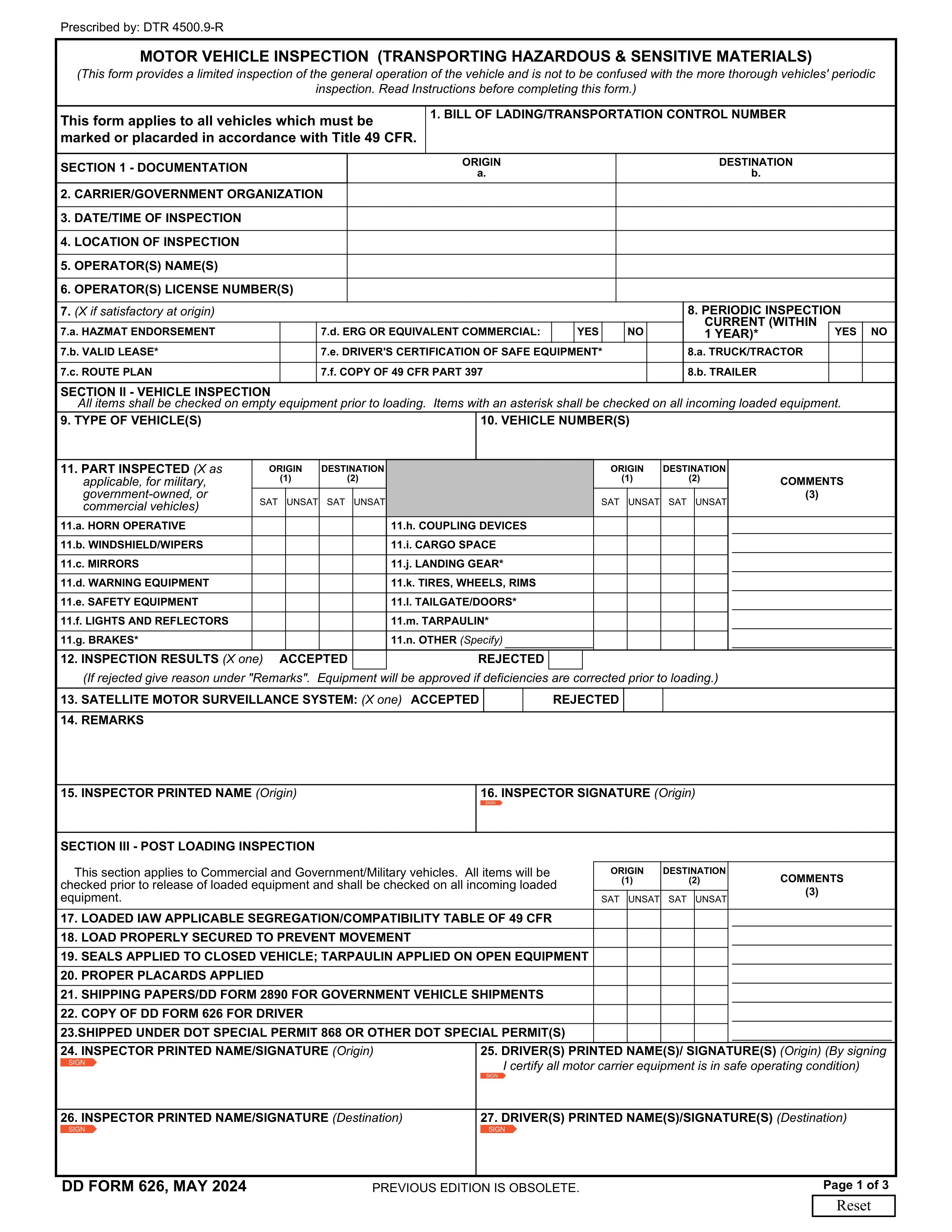 Fillable PDF Military Form Templates by PDF Guru.