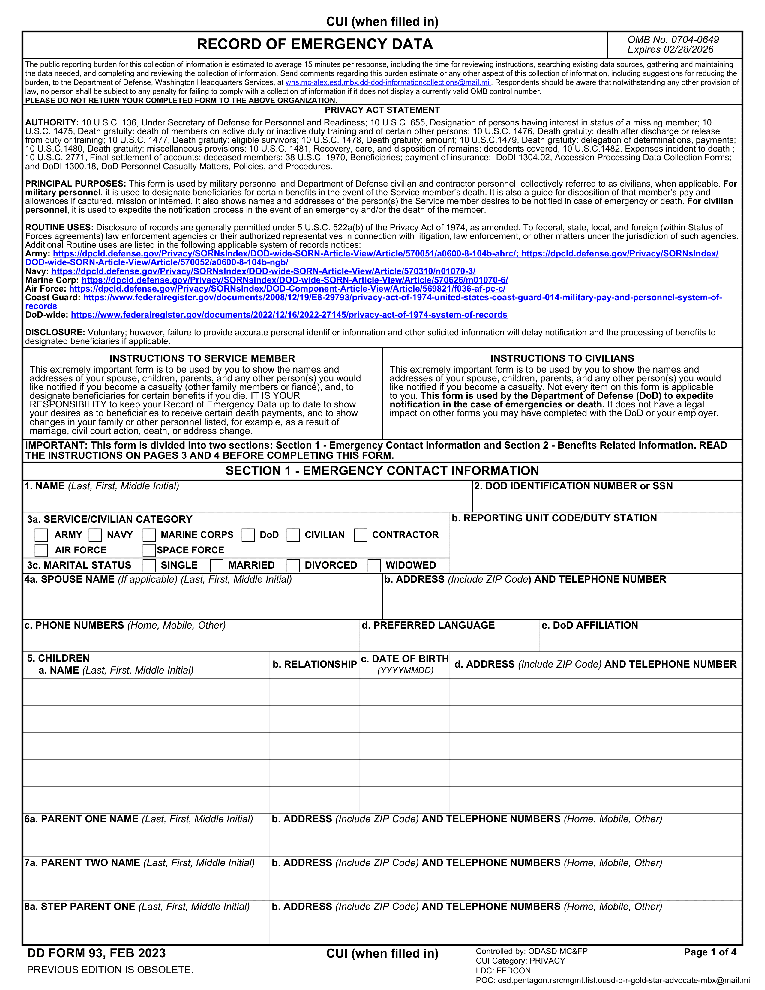 DA Form 31 2023-2024 - Fill Out and Download - PDF Guru