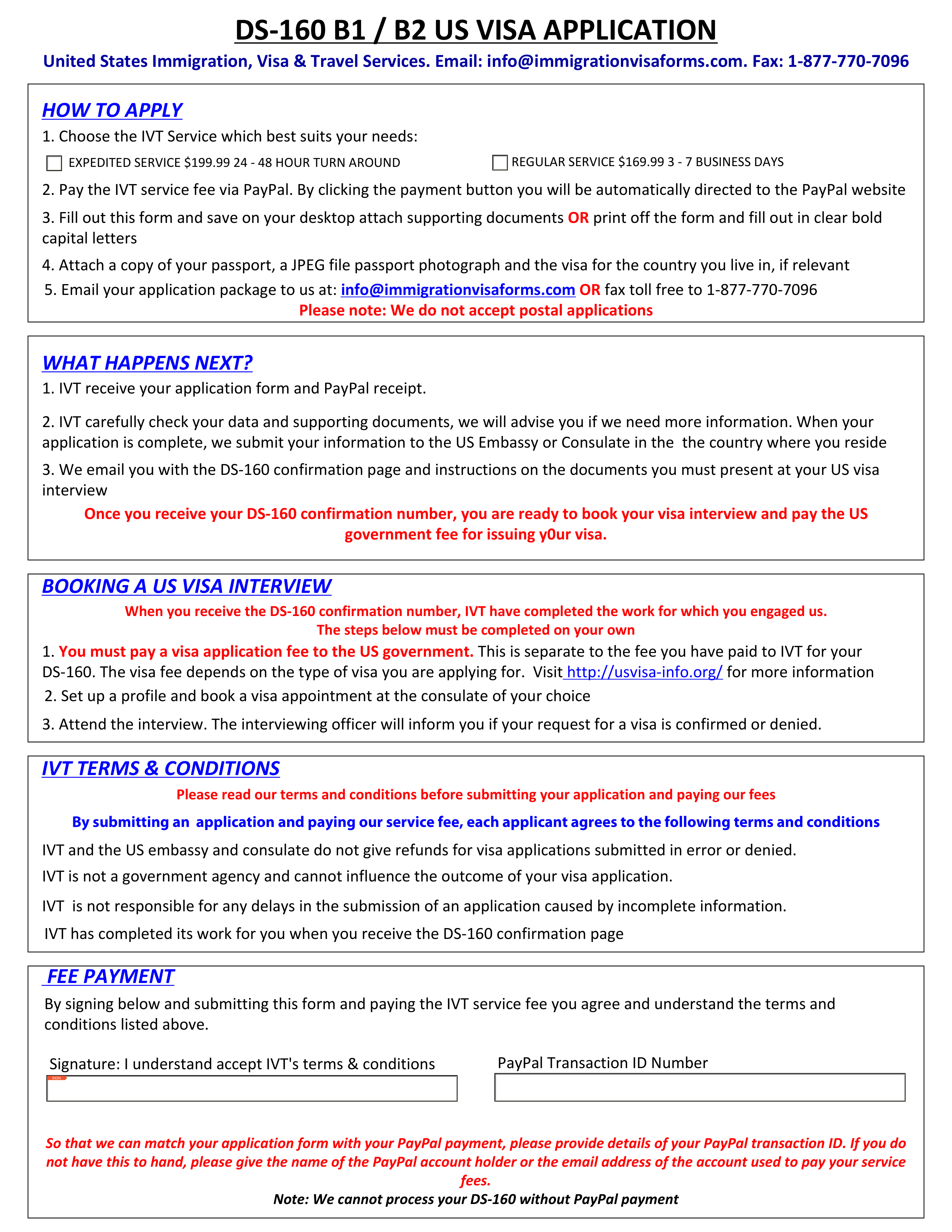 DS-160 Nonimmigrant Visa Application 2024 - Fill & Edit - PDF Guru