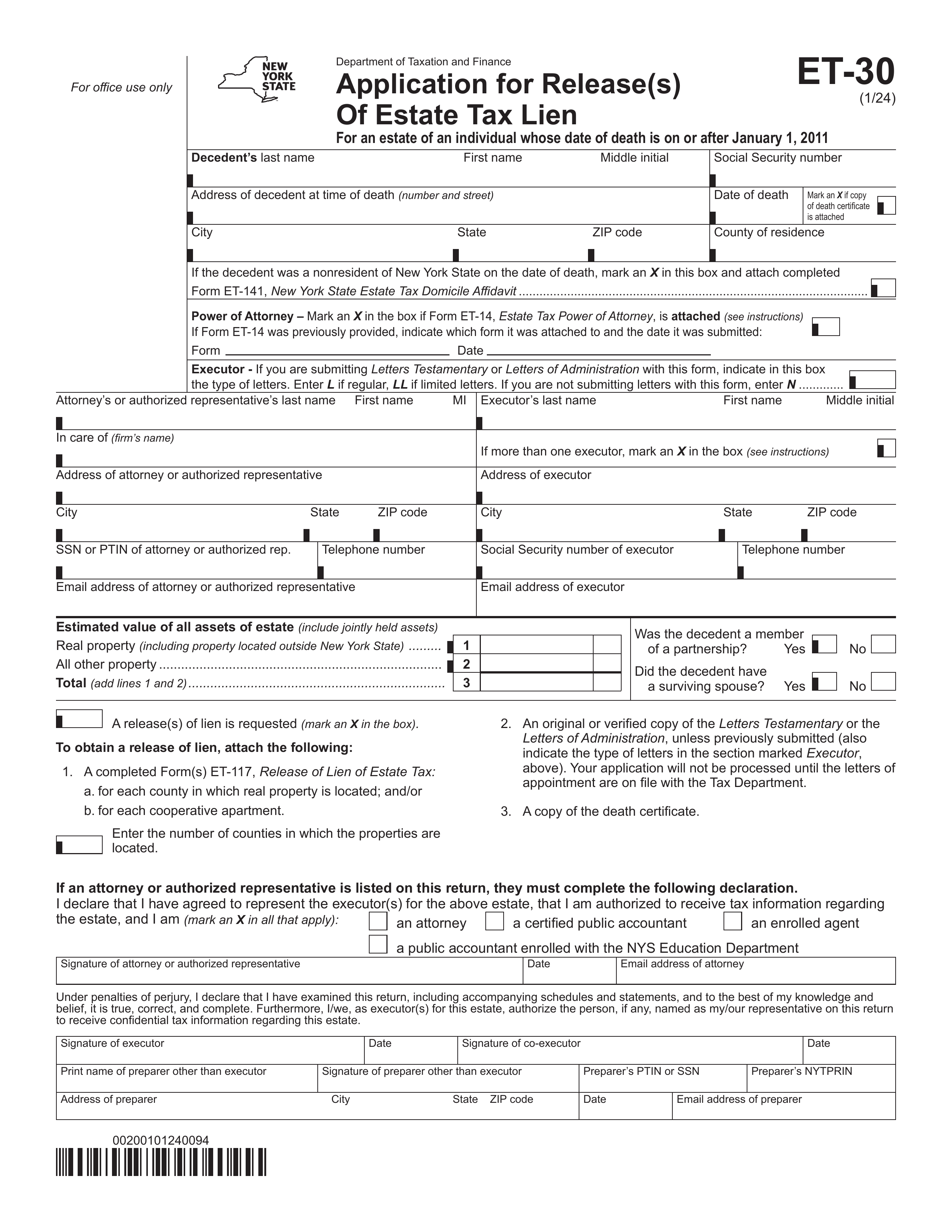 et-30 form