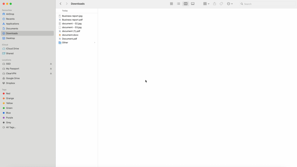 How to combine images into one PDF on Mac