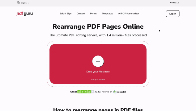 How to organize pages in a PDF file.gif