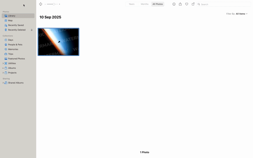 How to remove a watermark from a photo on Mac