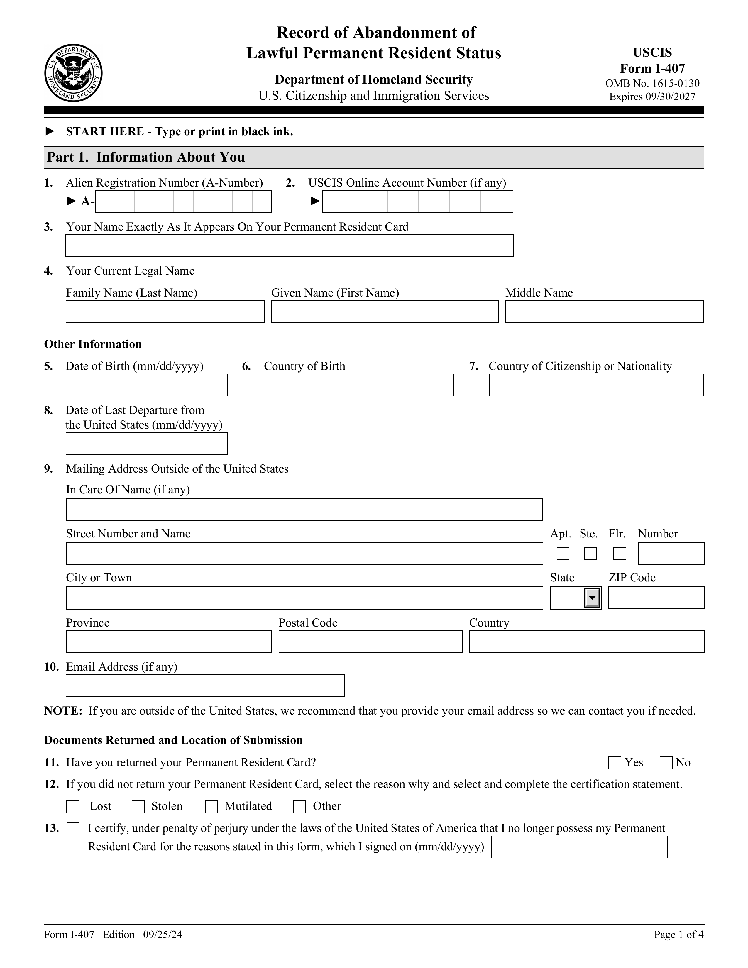 i-407 form