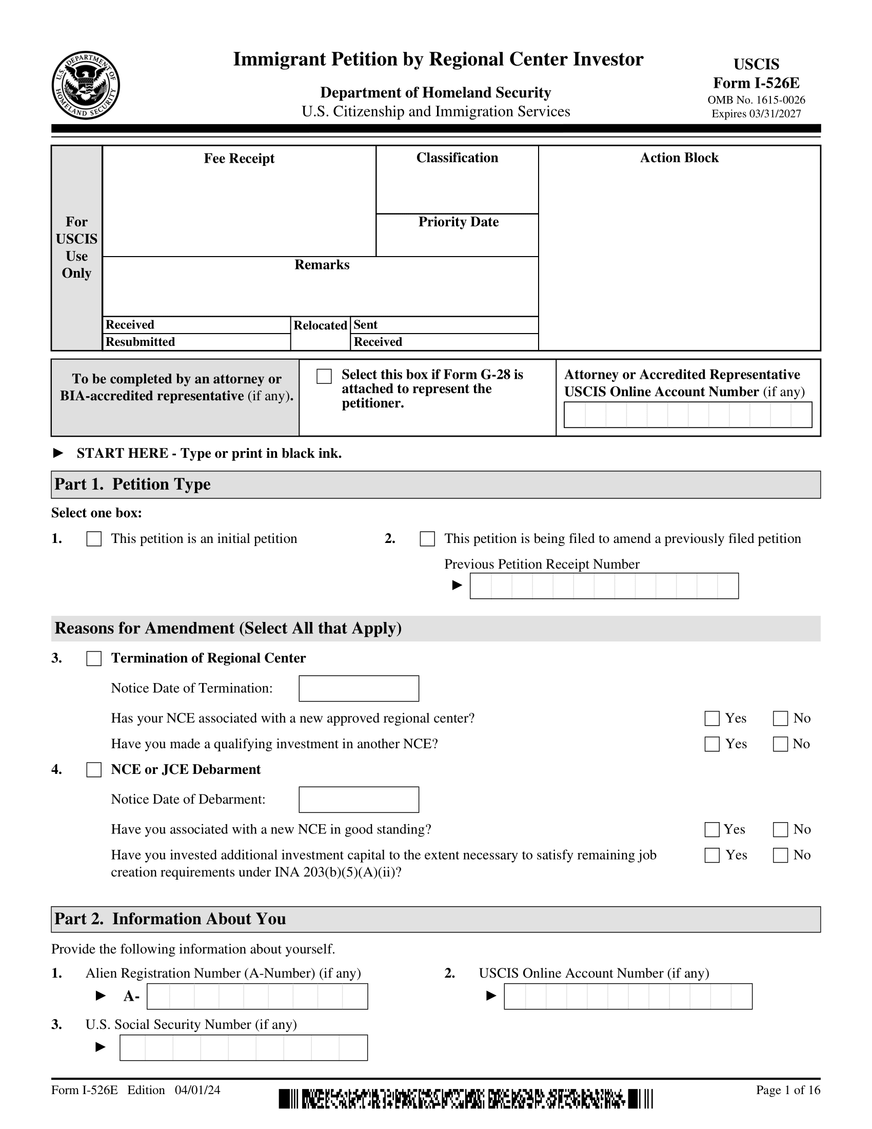 i-526e form 