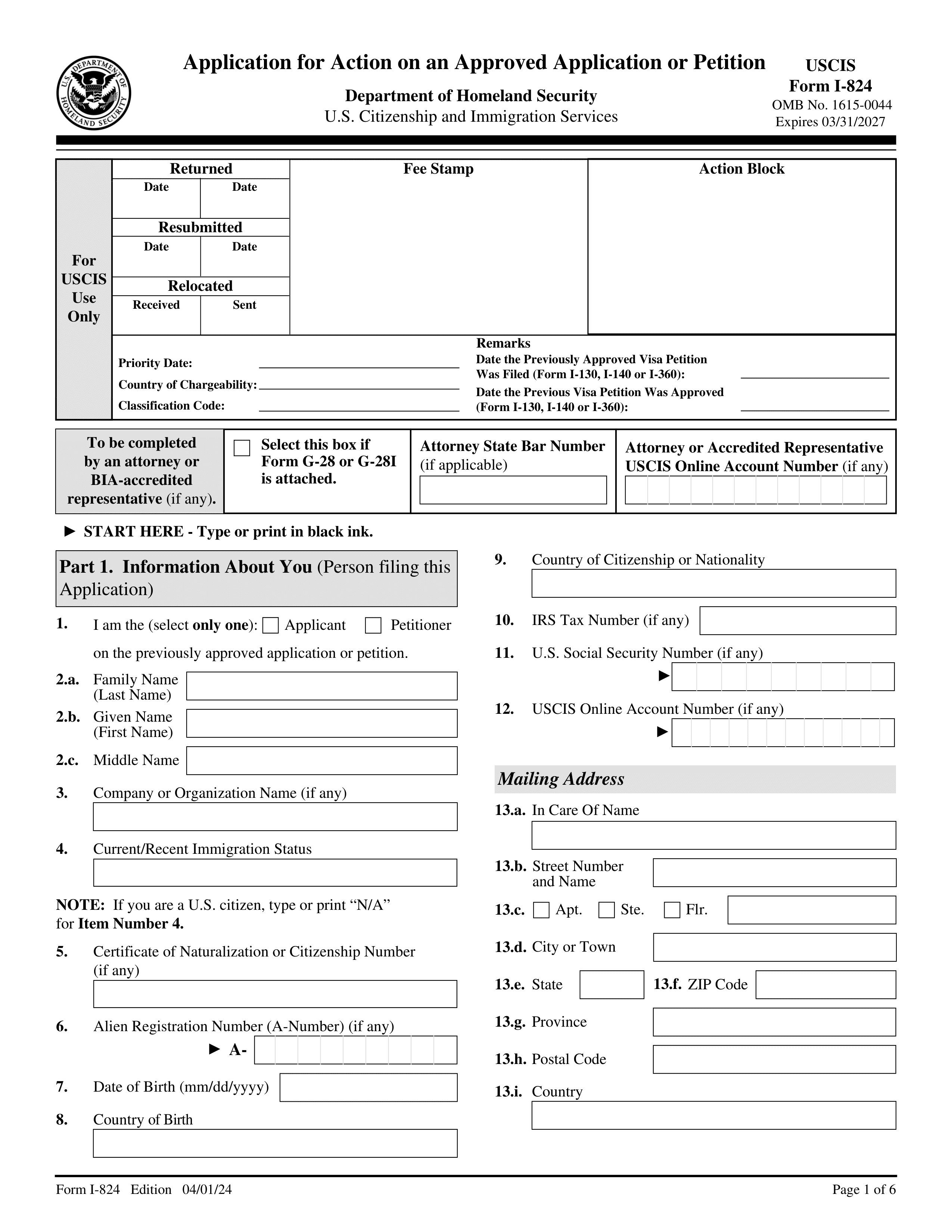 i-824 form