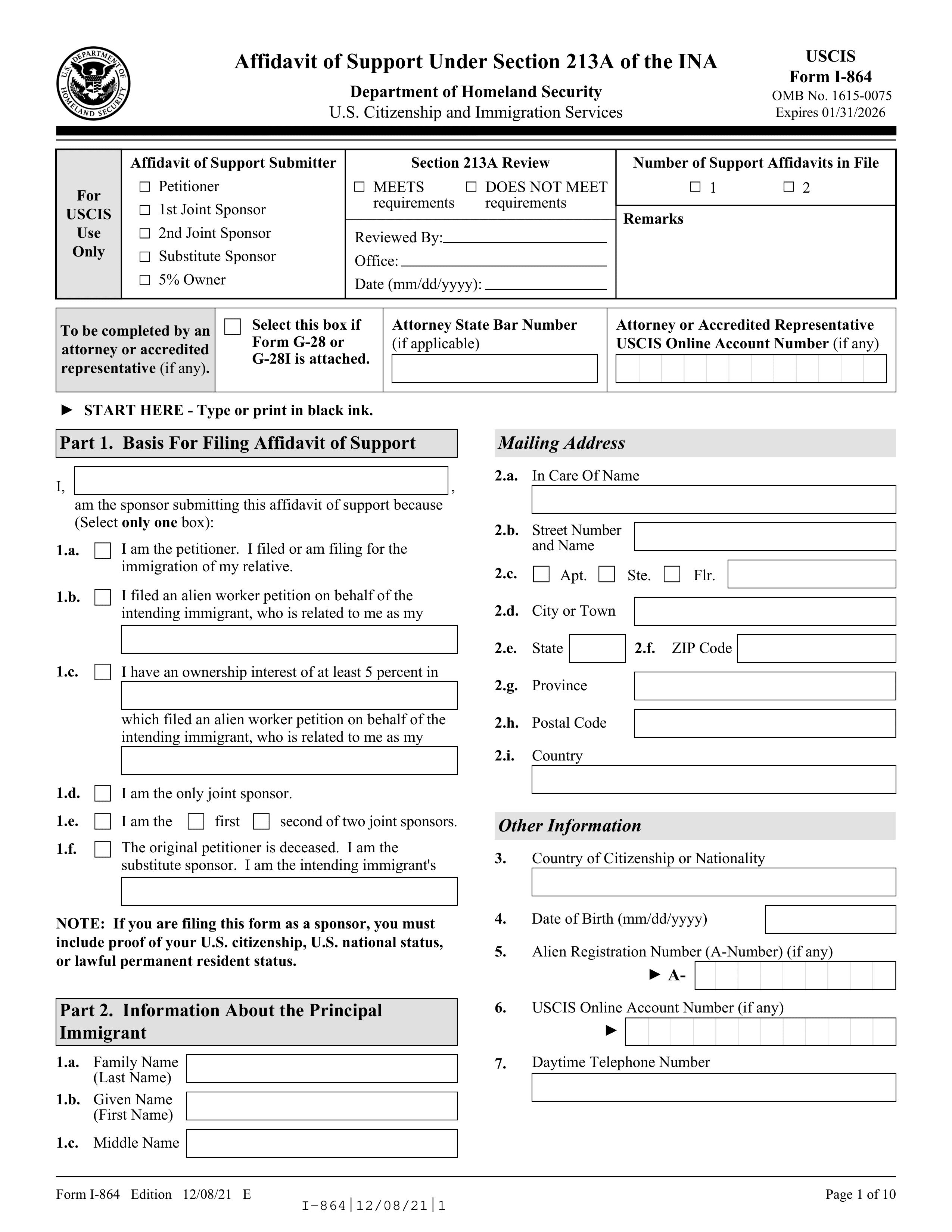 i-864 form