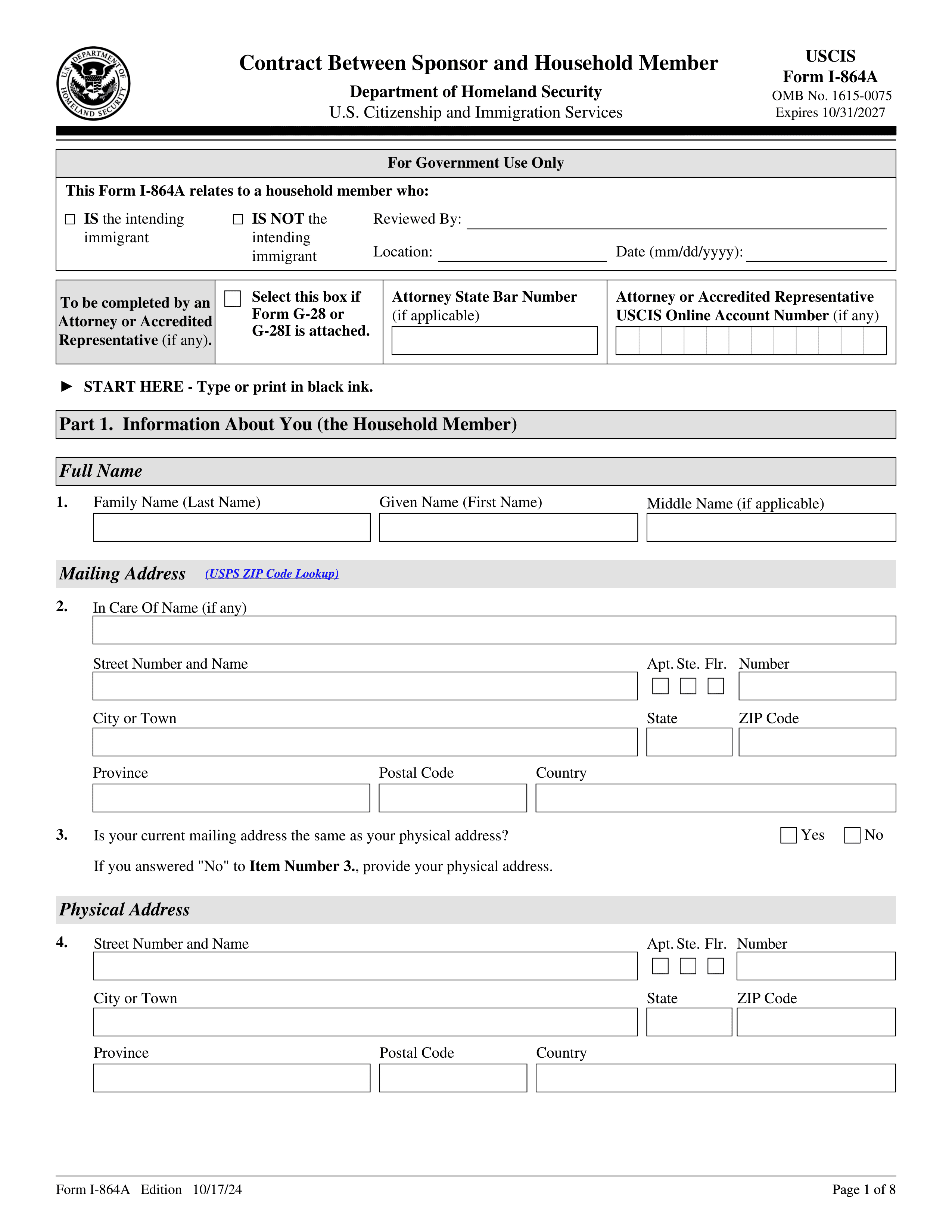 i-864a form