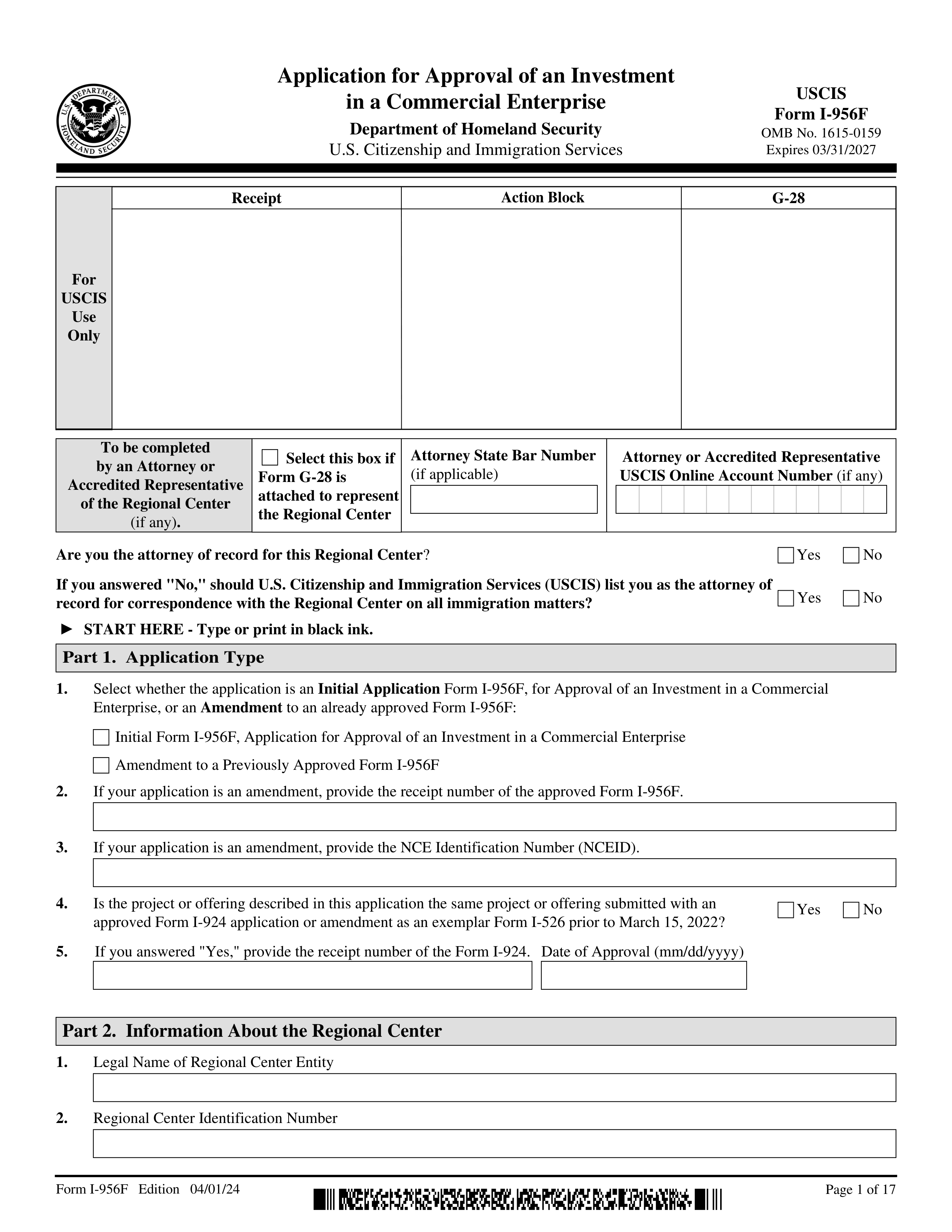 i-956f form