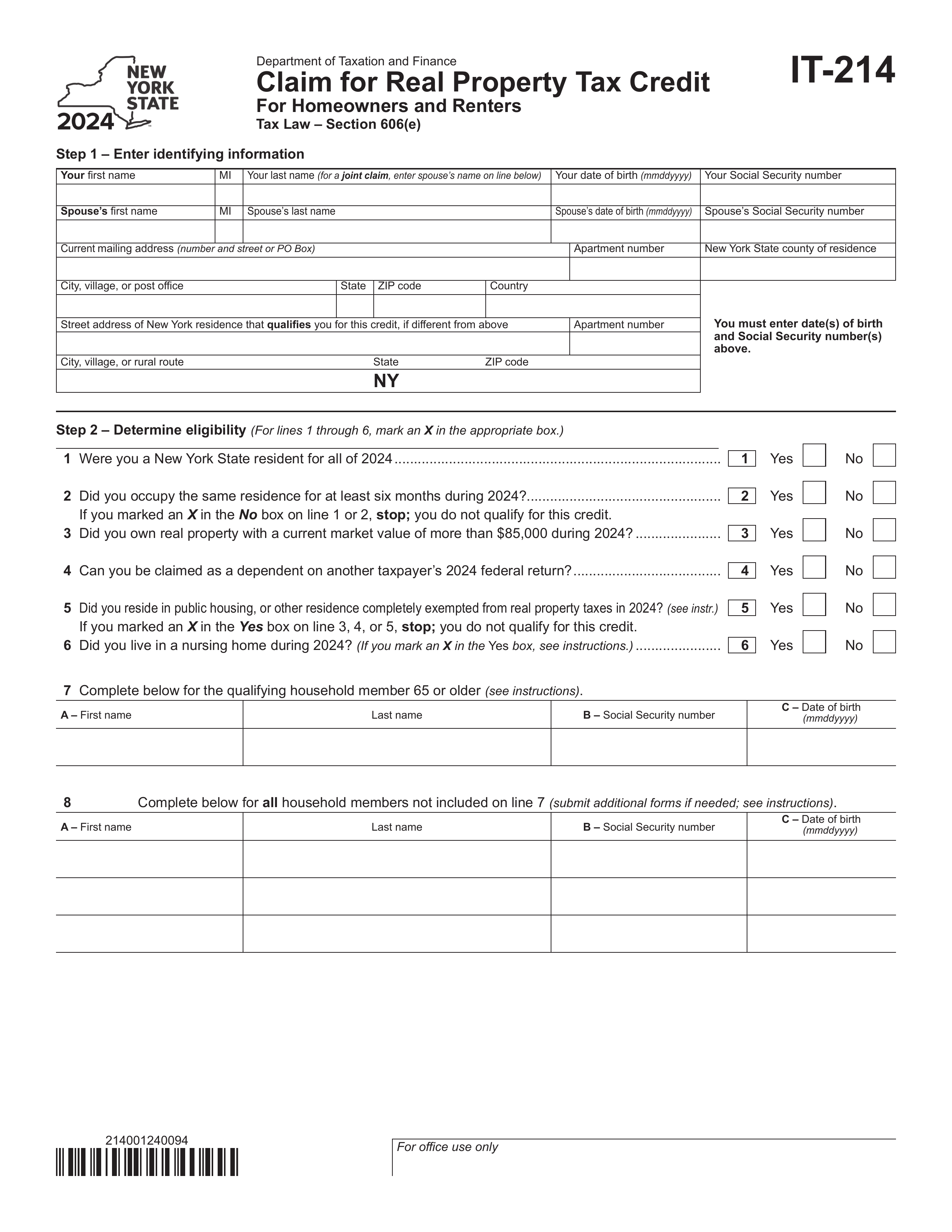 it-214 form