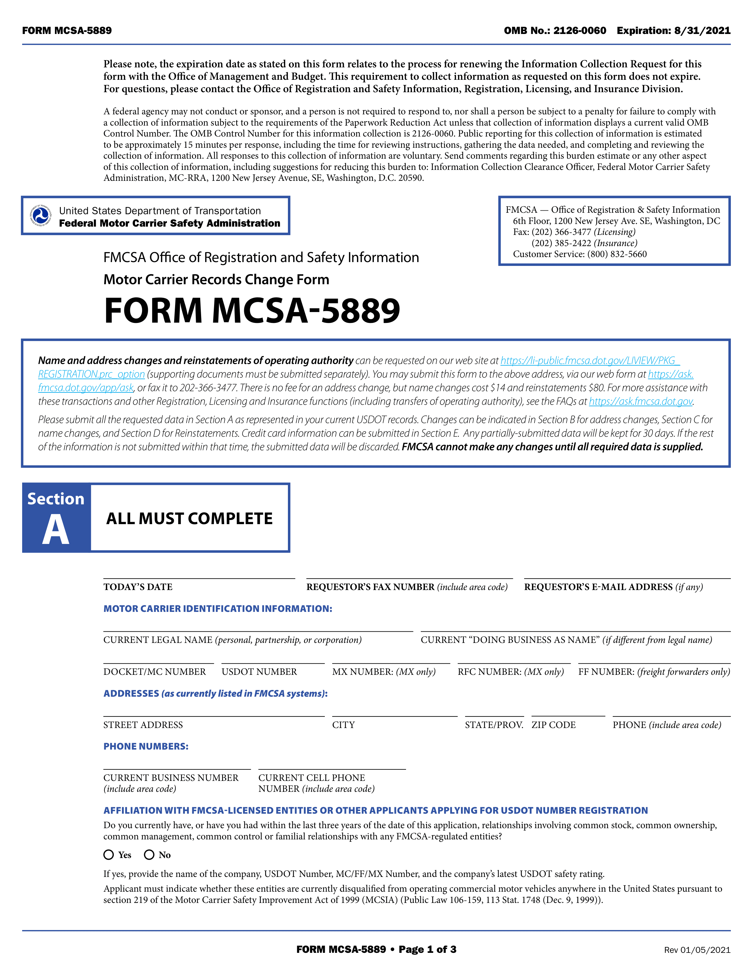 mcsa-5889 form