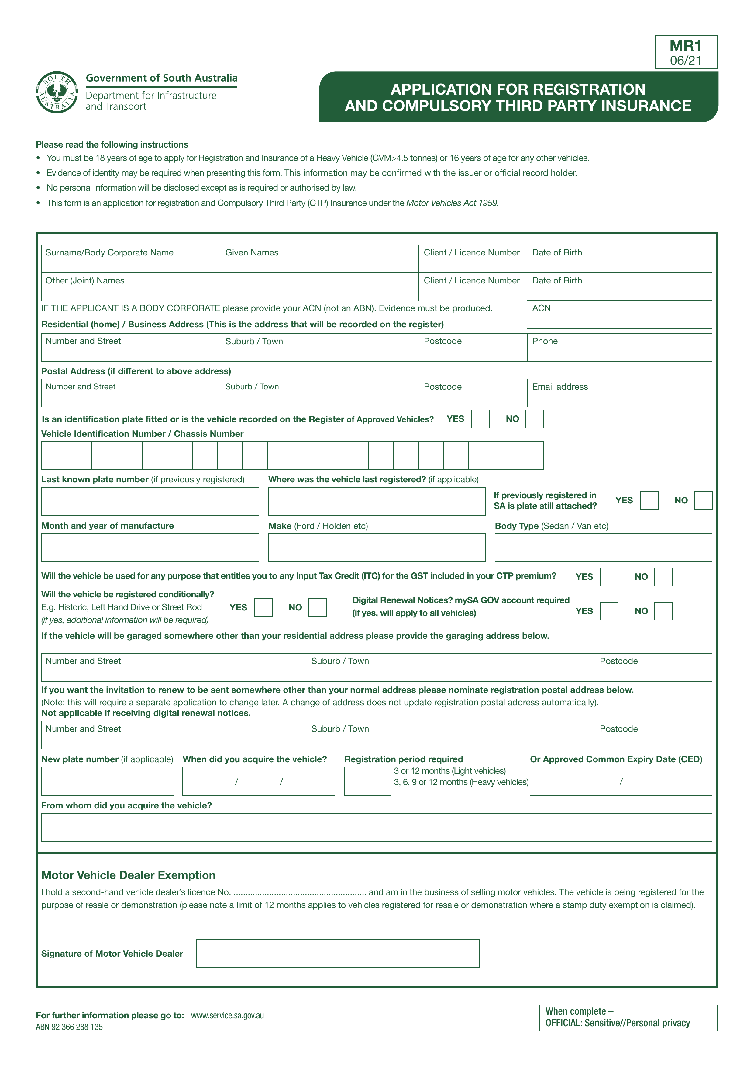 mr1 form