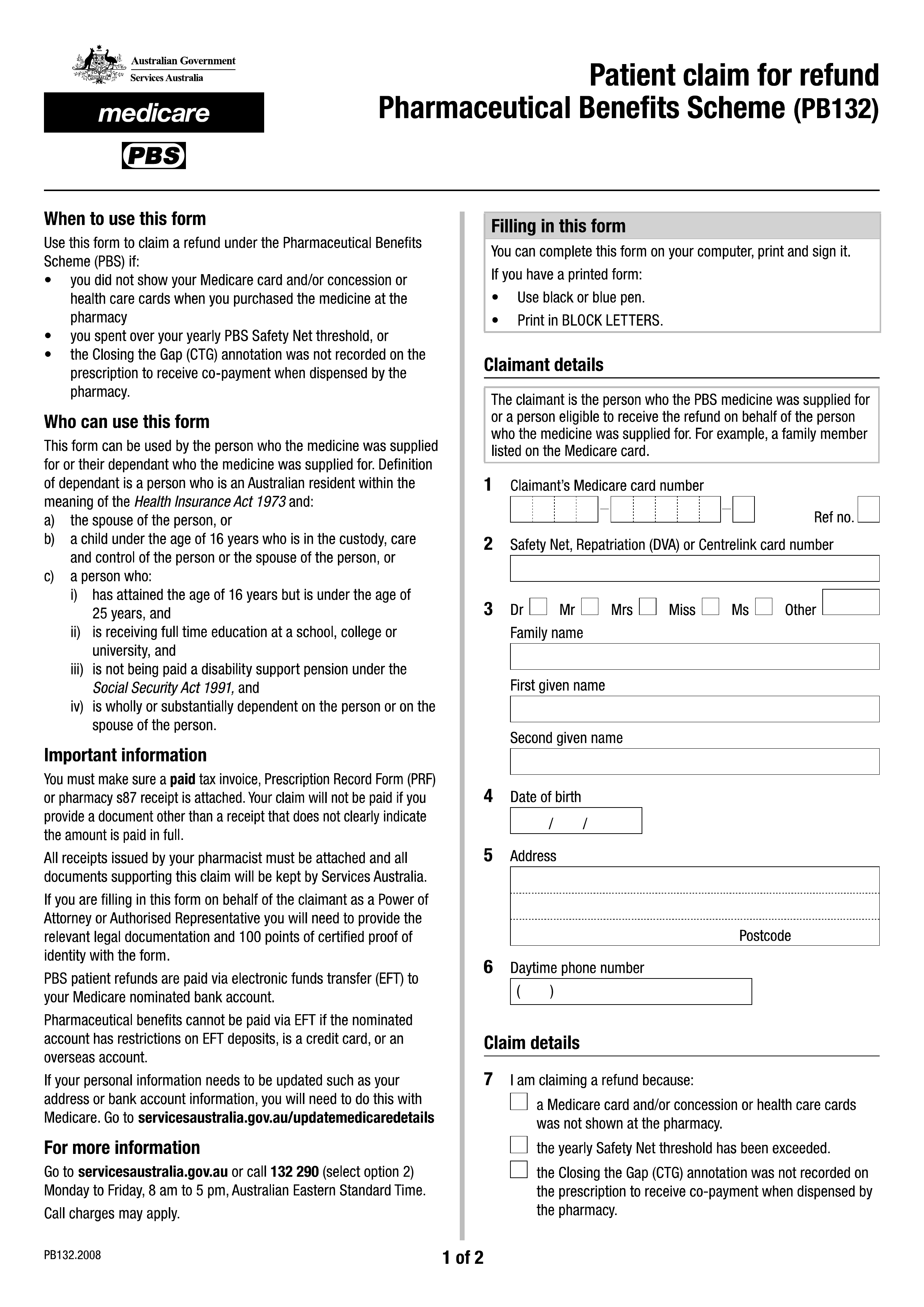 pb132 form